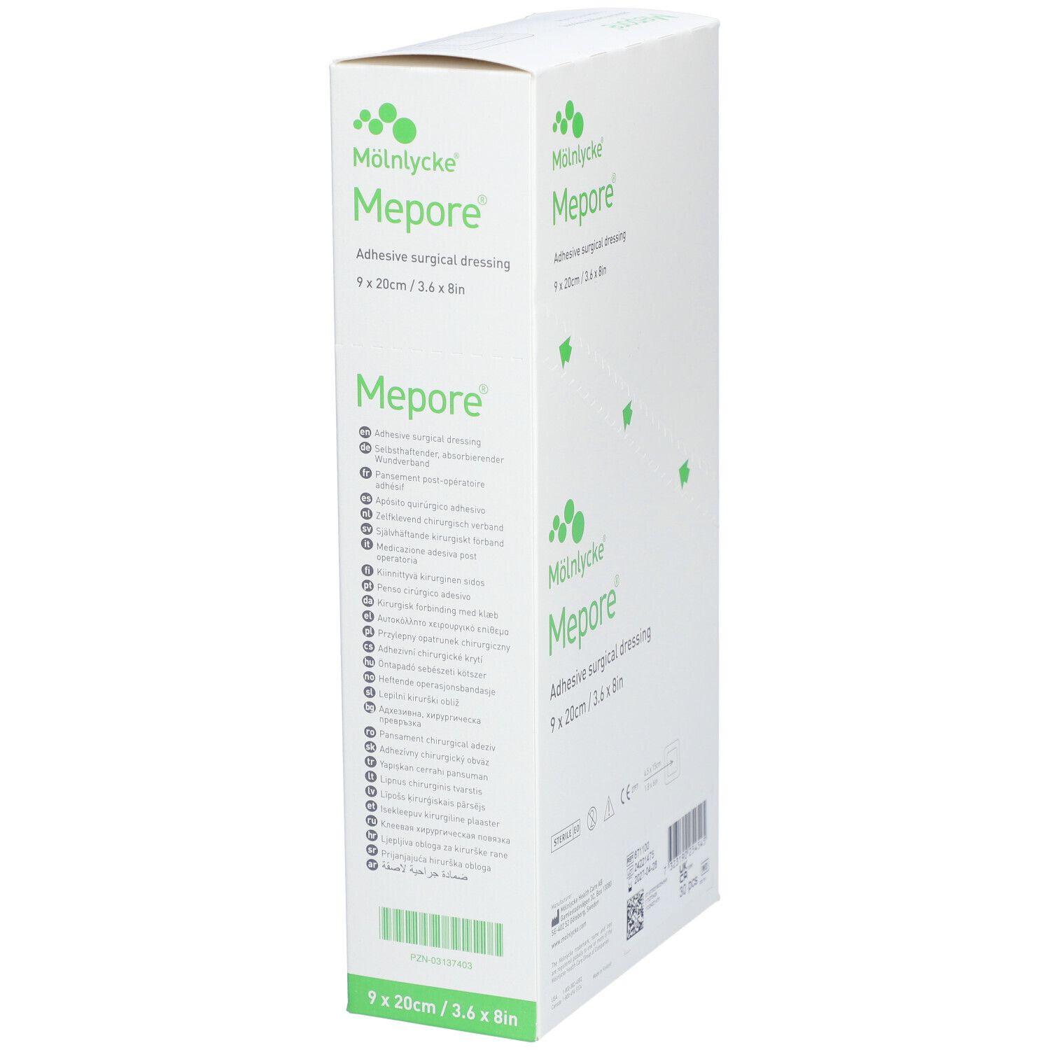 MÖLNLYCKE® Mepore® Postoperativer Klebeverband 20 x 9 cm