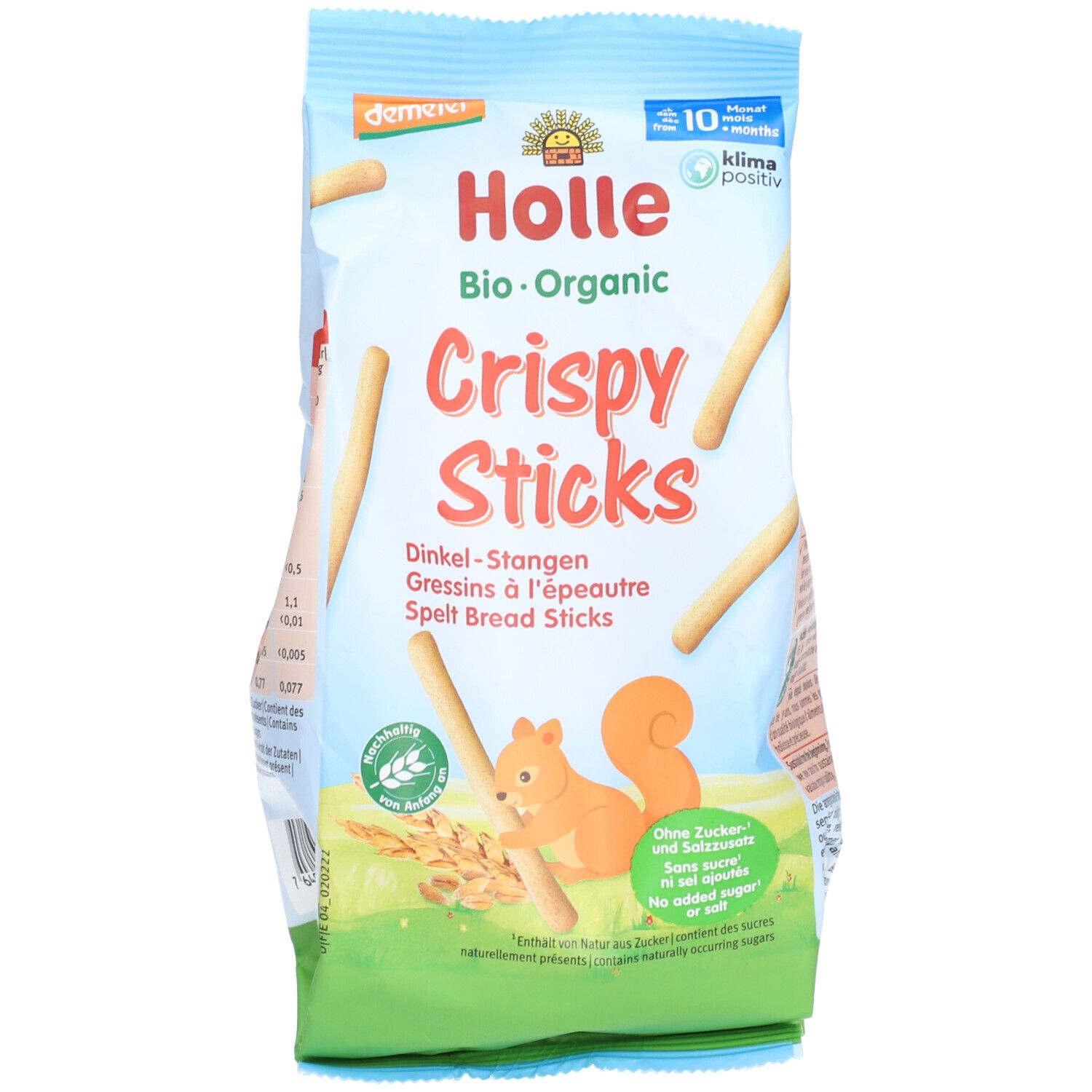 HOLLE Crispy Sticks Bio Dinkel Grissini