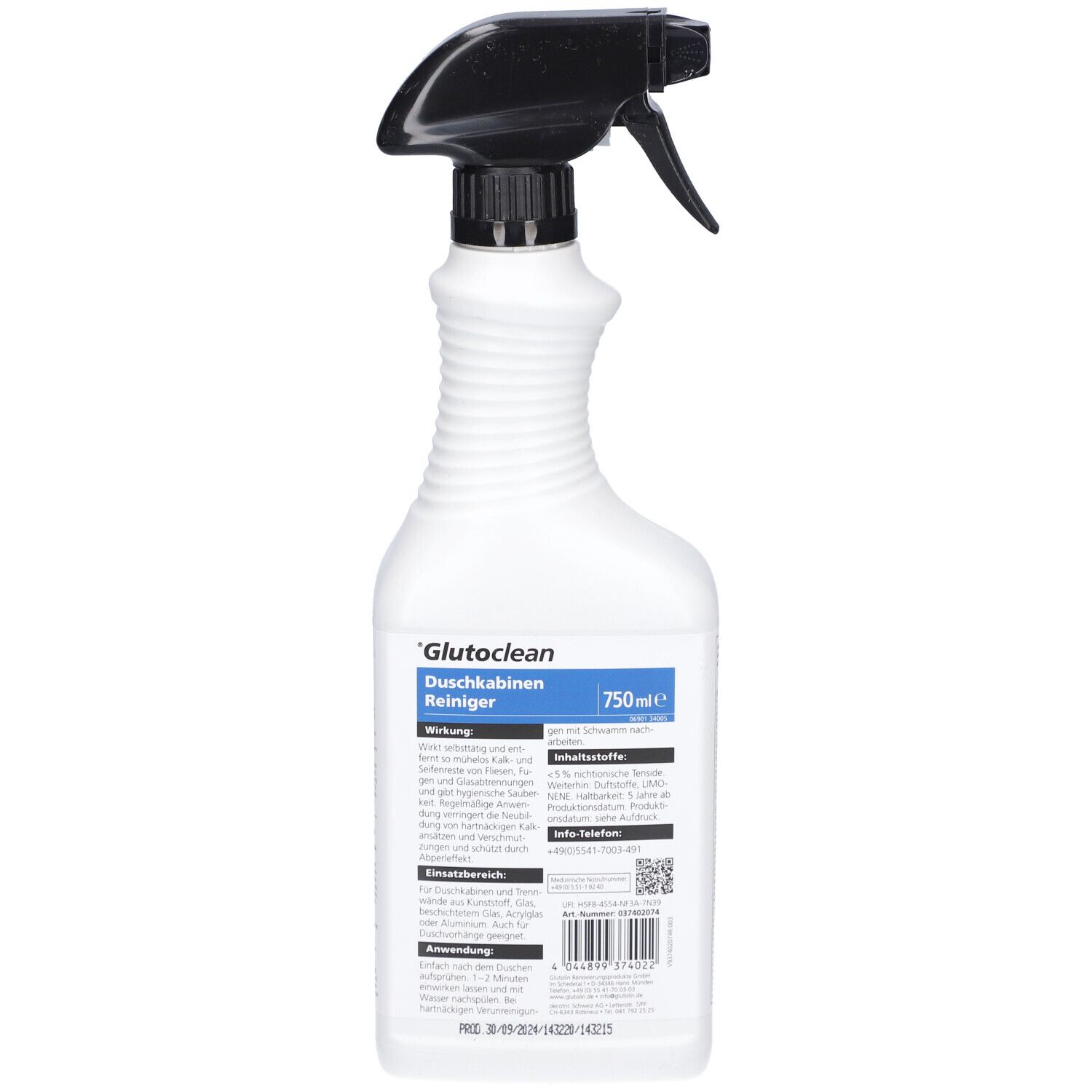 Glutoclean® Duschkabinen Reiniger