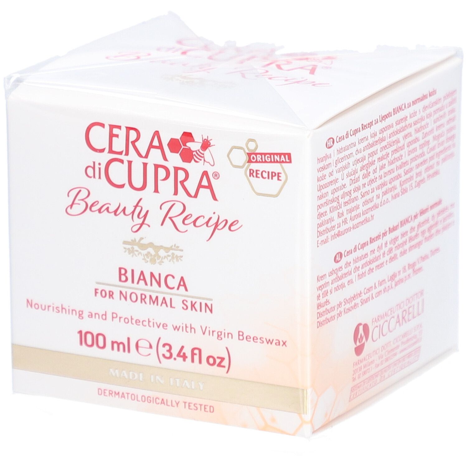 Cera di Cupra Bianca Gesichtscreme für normale und fettige Haut