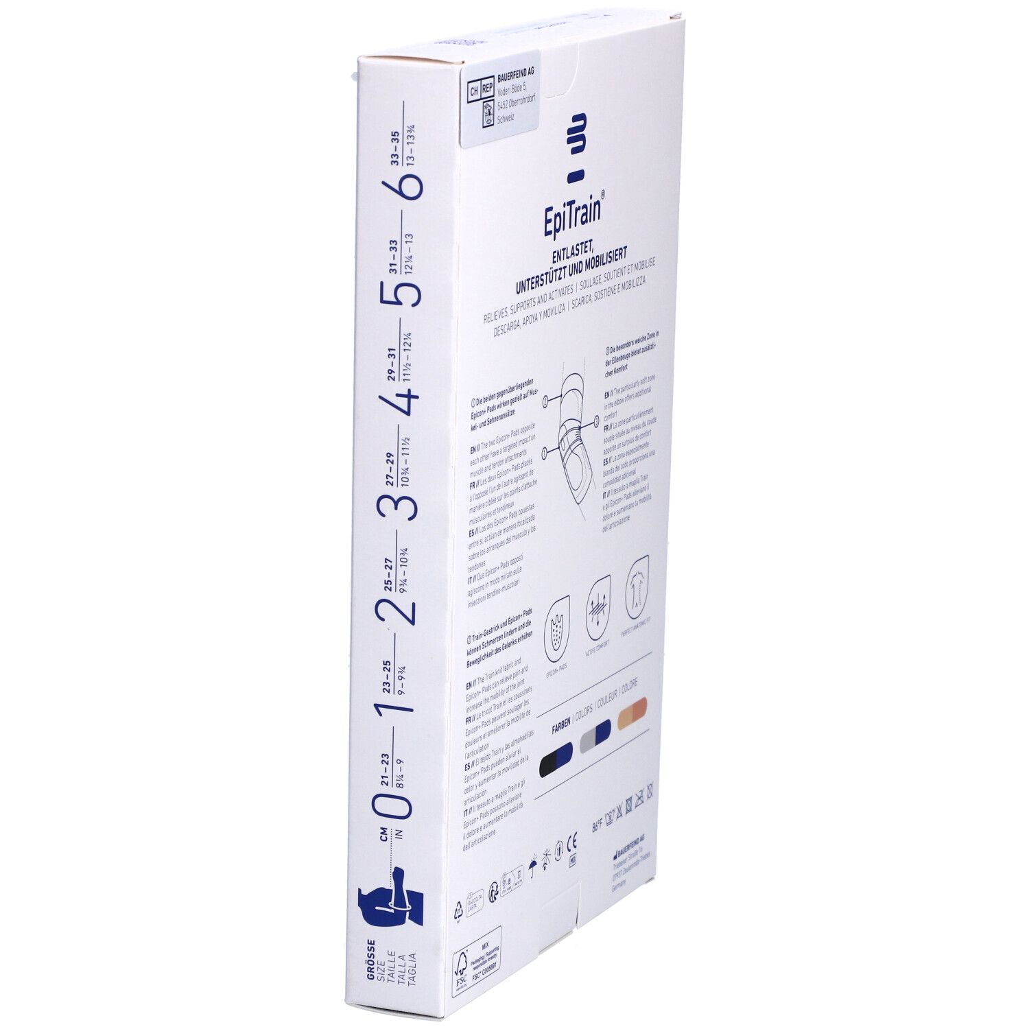 BAUERFEIND® EpiTrain® Ellbogenorthese Größe 1 Beige