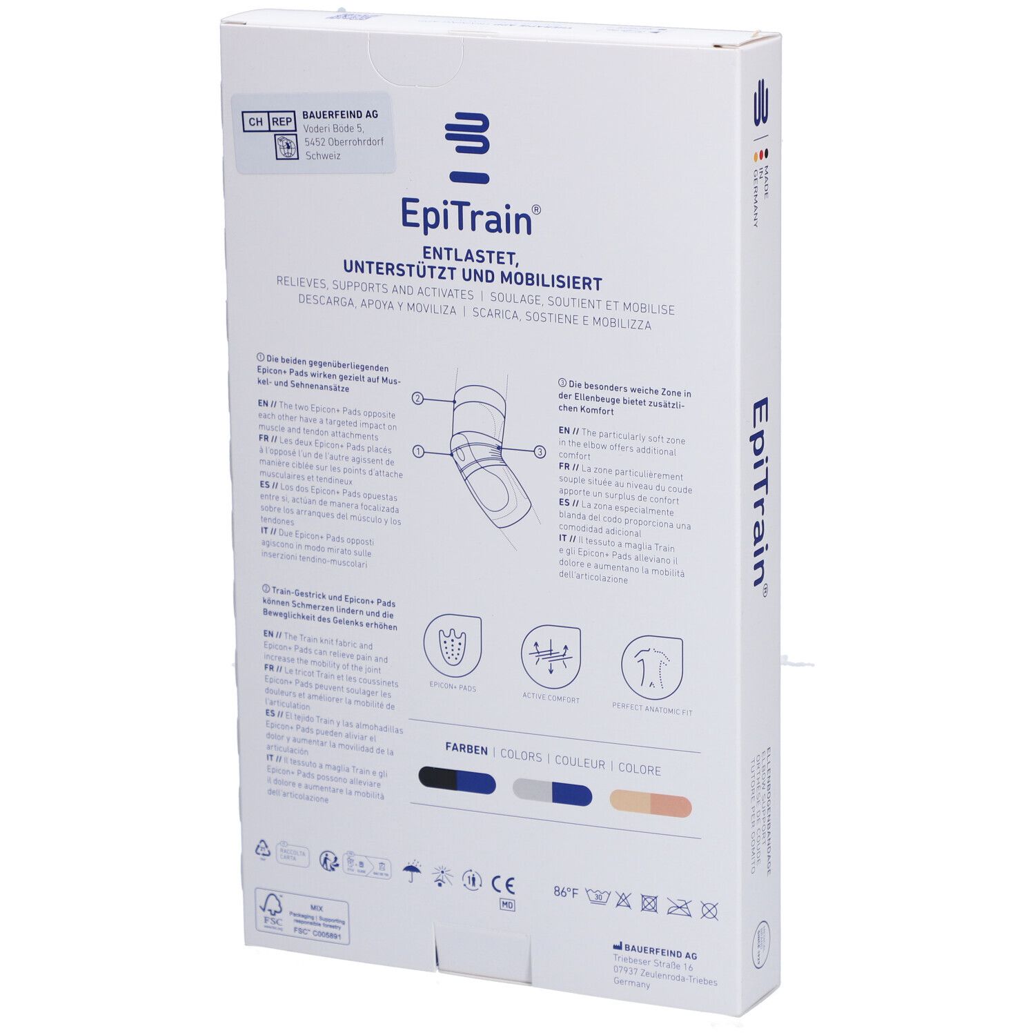 BAUERFEIND® EpiTrain® Ellbogenorthese Größe 2 Beige