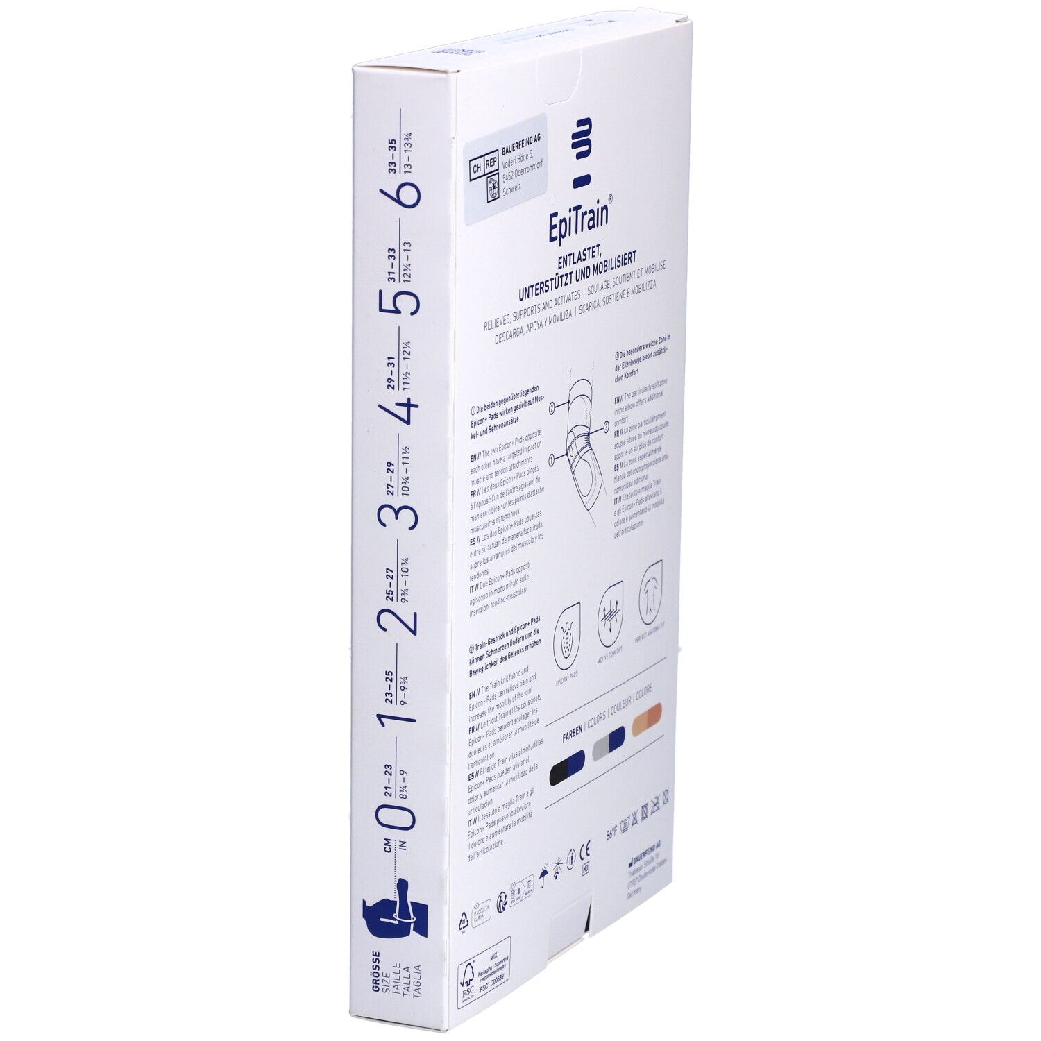 BAUERFEIND® EpiTrain® Ellbogenorthese Größe 2 Beige