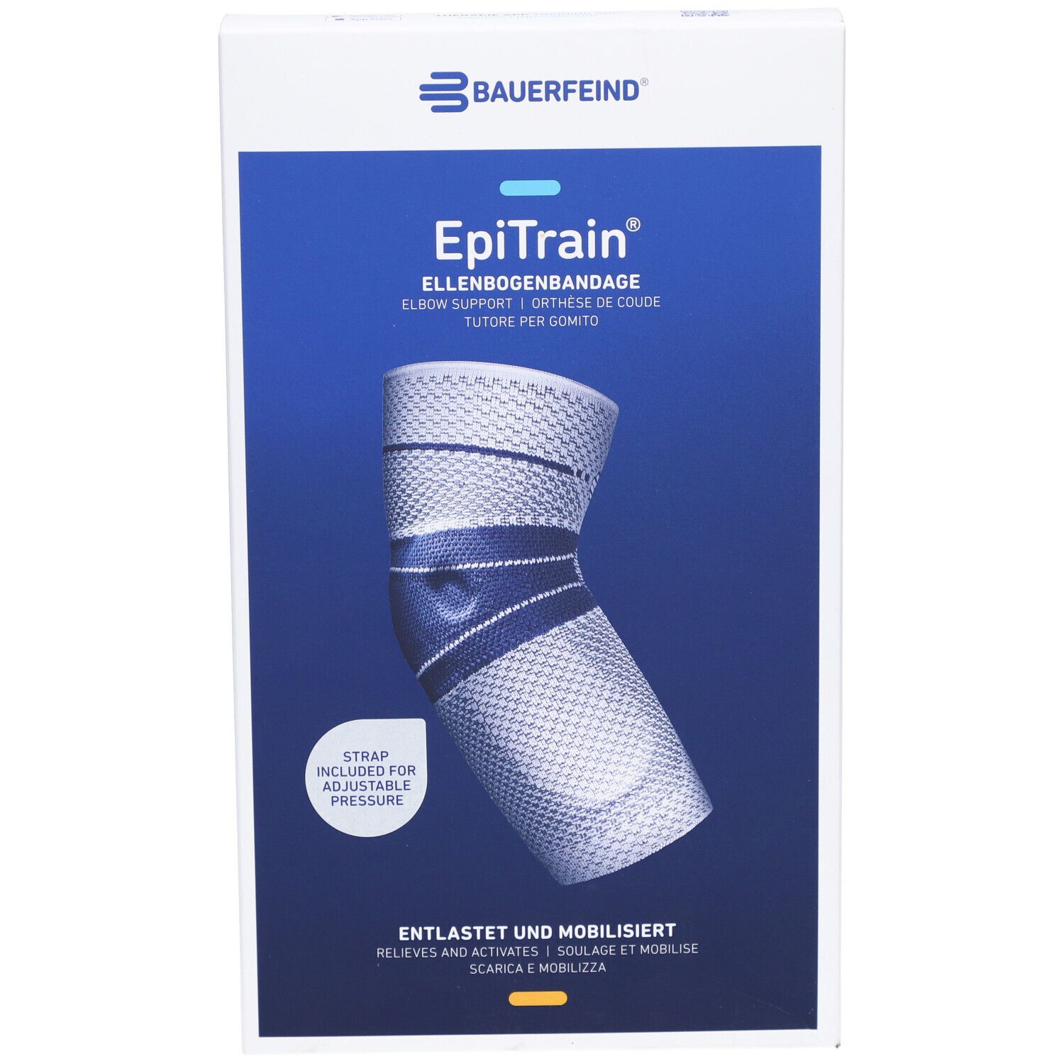 BAUERFEIND® EpiTrain® Ellbogenorthese Größe 0 Titan