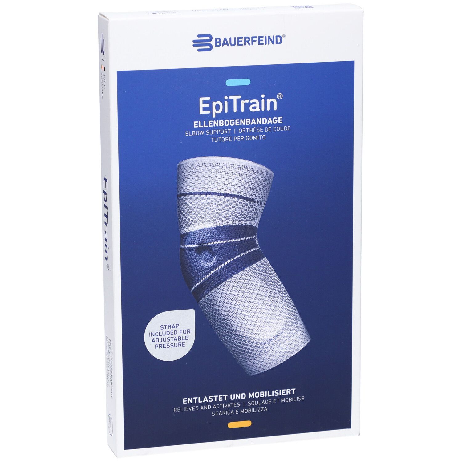 BAUERFEIND® EpiTrain® Ellbogenorthese Größe 0 Titan