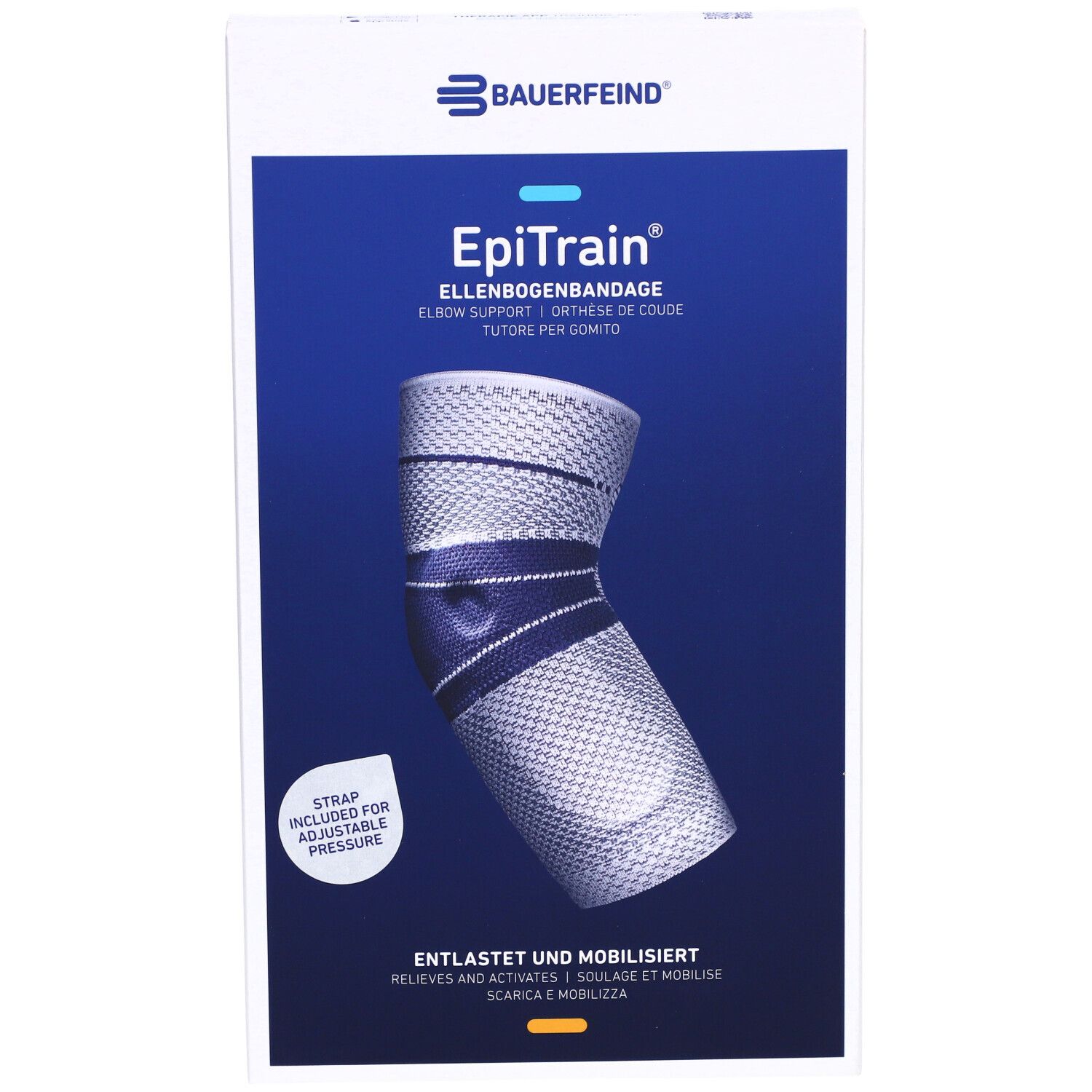 BAUERFEIND® EpiTrain® Ellenbogenorthese Größe 1 Titan