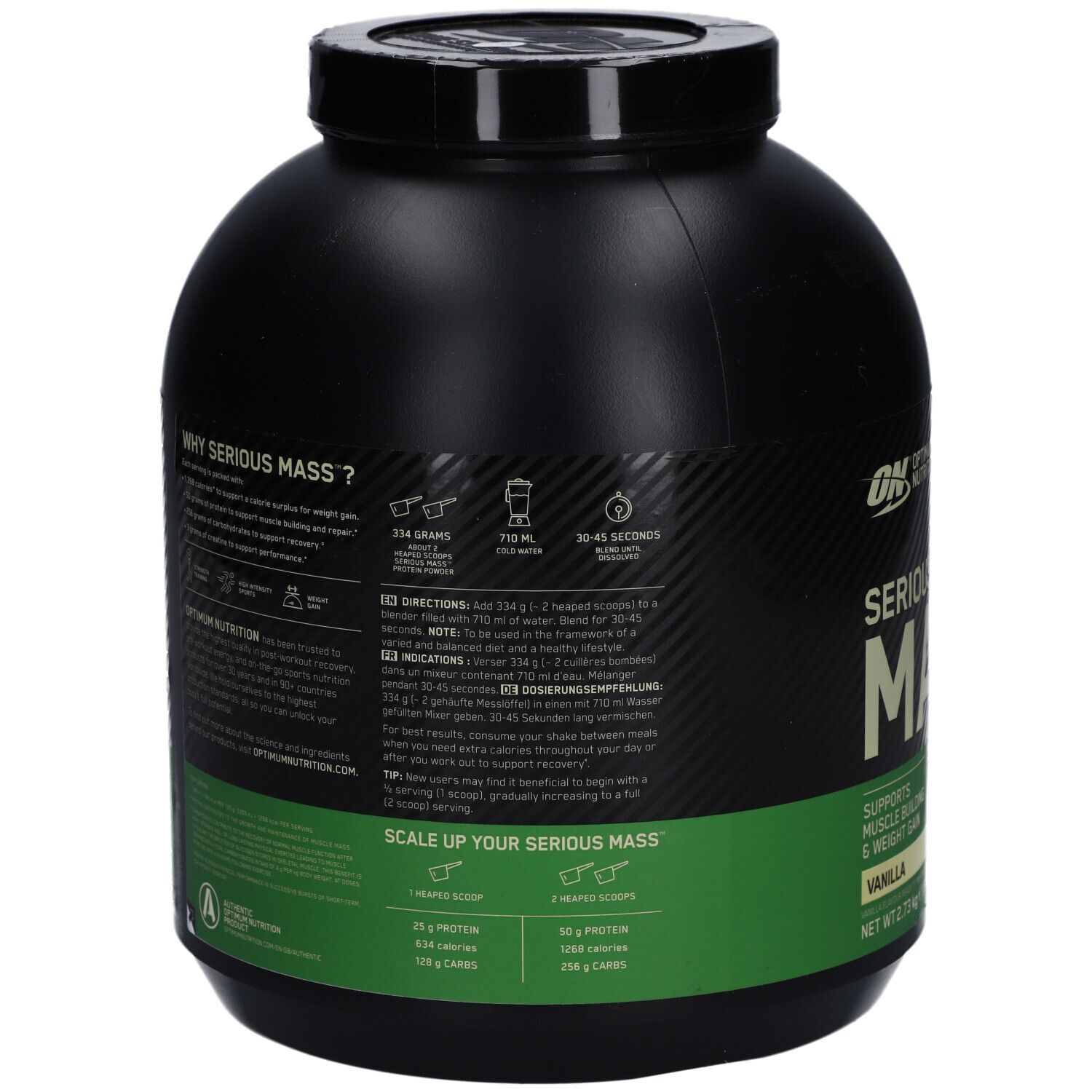 OPTIMUM NUTRITION Serious Mass Vanille