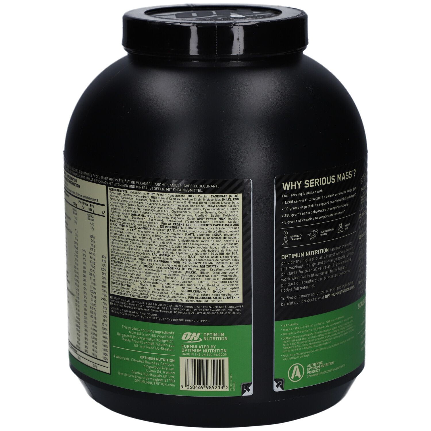 OPTIMUM Serious Mass Vanilla 6lb Ds 2730 g