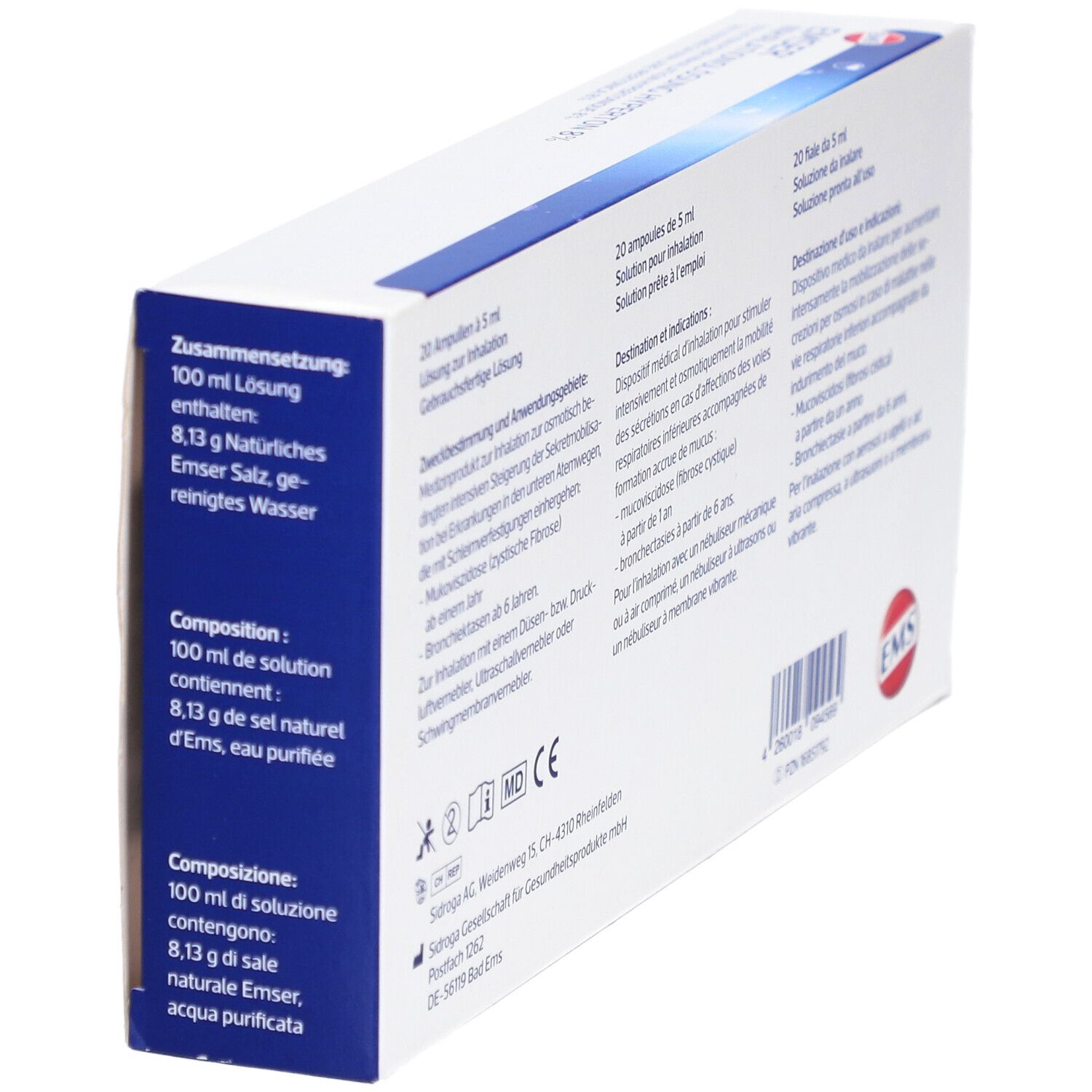 Emser® Inhalationslösung 8 % hyperton