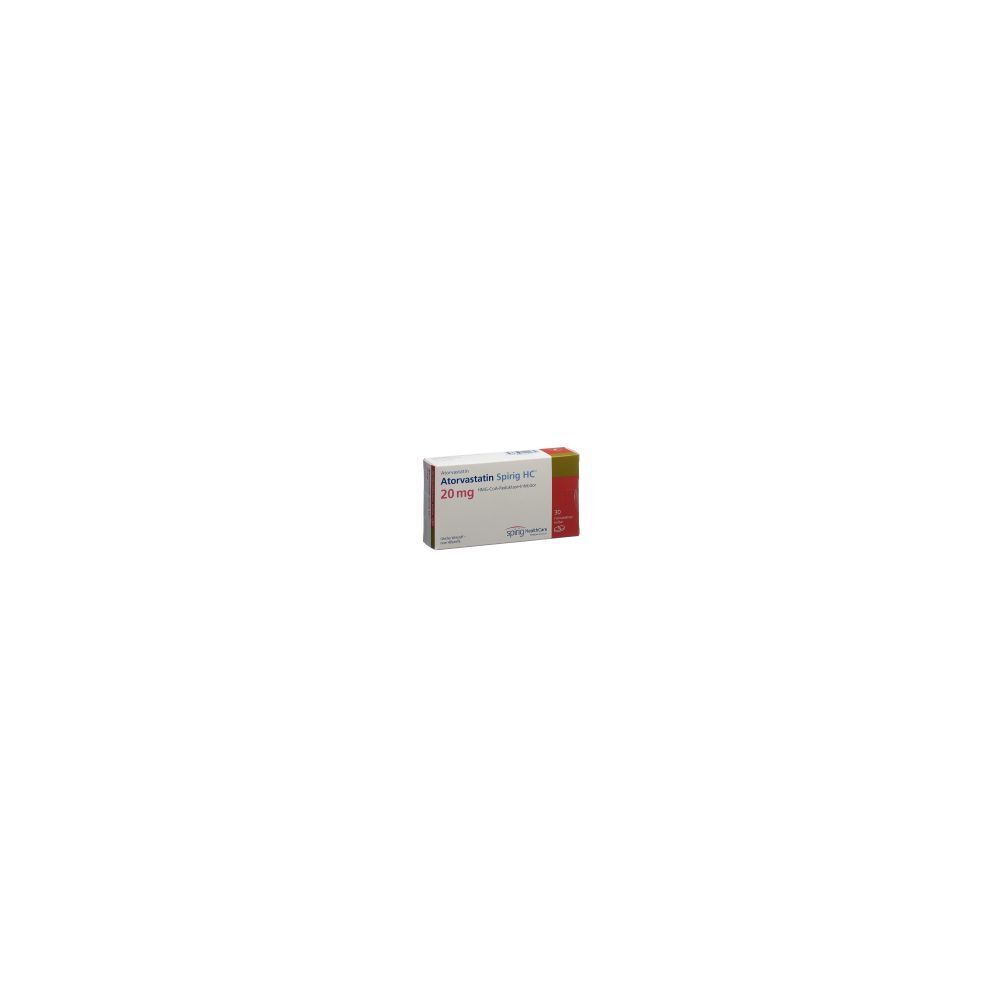 ATORVASTATIN Spirig HC Filmtabl 20 mg 30 Stk