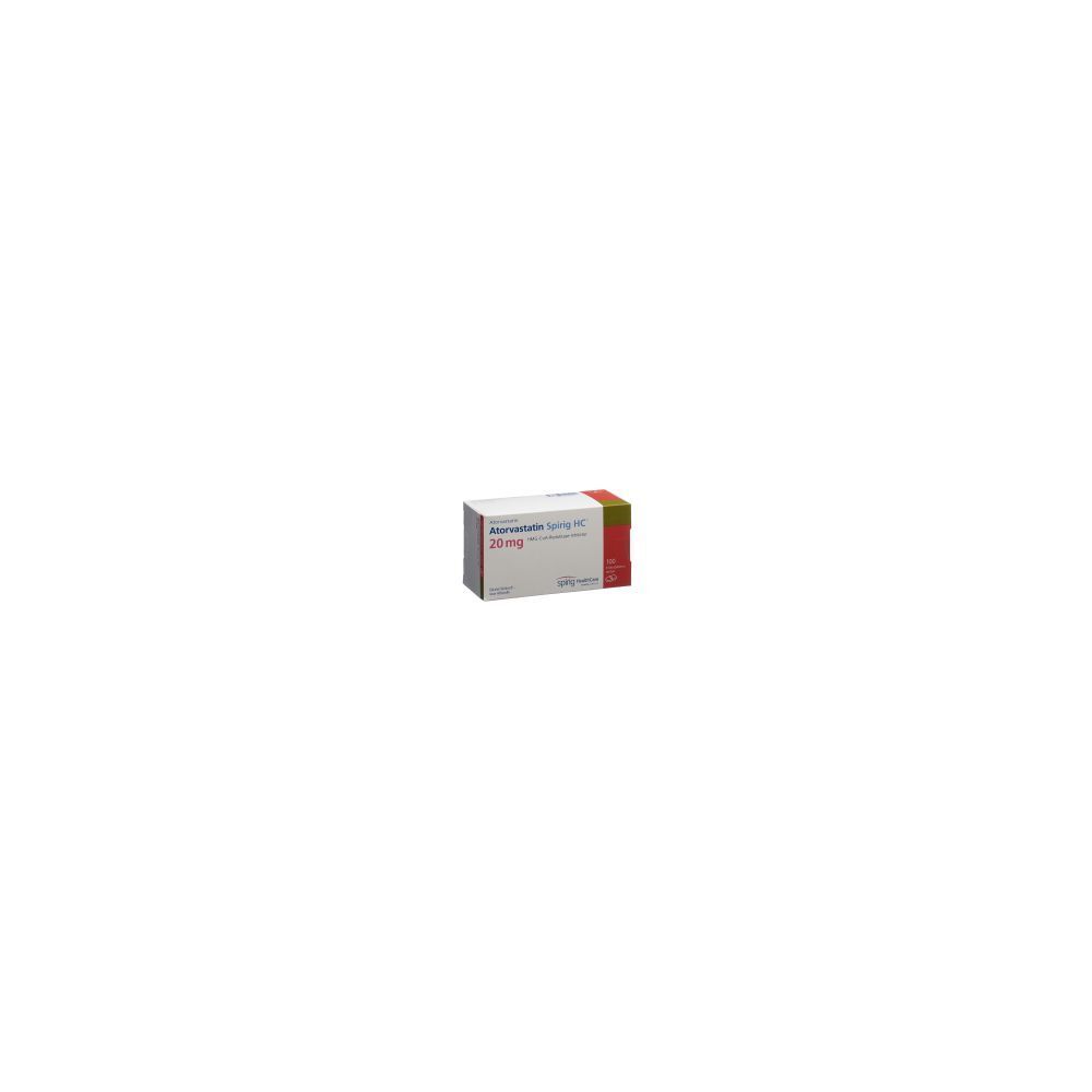 ATORVASTATIN Spirig HC Filmtabl 20 mg 100 Stk