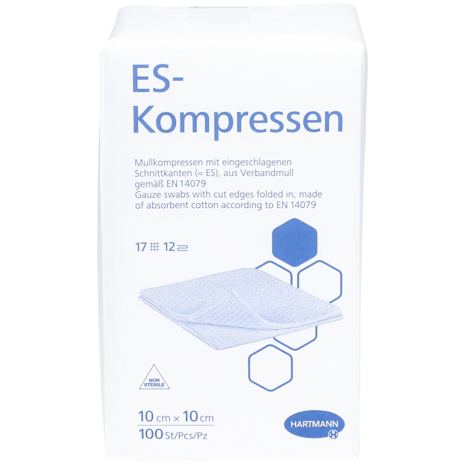 HARTMANN ES-Kompressen 12fach 10x10cm 100 Stk