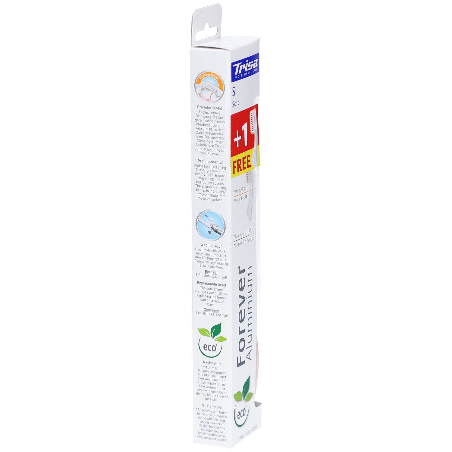 Trisa® Forever Pro Interdental Zahnbürste mit Wechselkopf