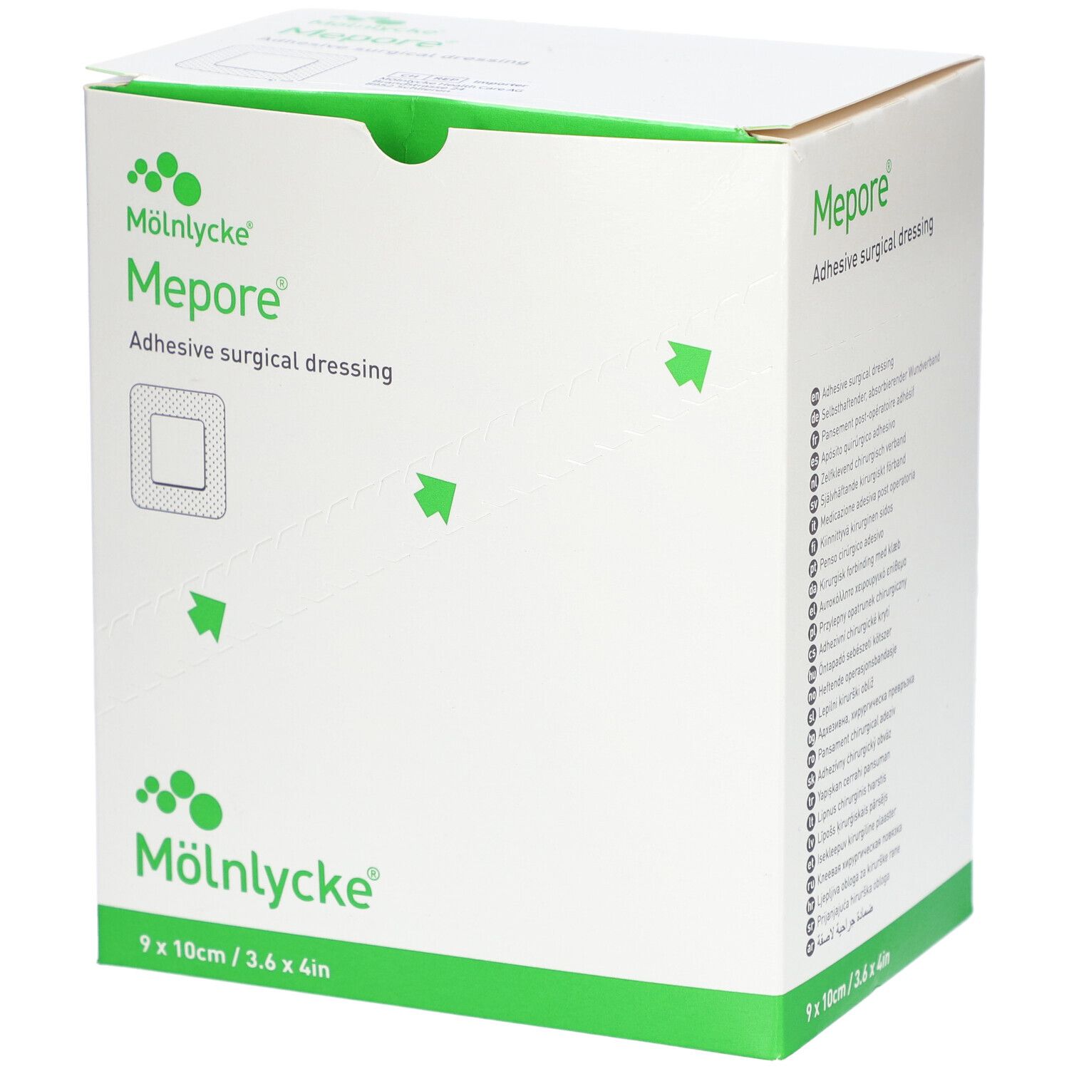 MÖLNLYCKE® Mepore® Chirurgischer Heftpflasterverband 10 x 9 cm