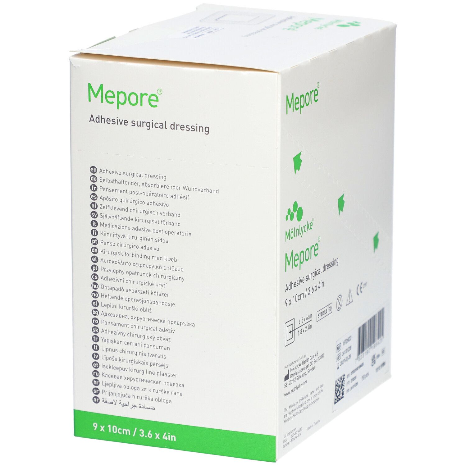 MÖLNLYCKE® Mepore® Chirurgischer Heftpflasterverband 10 x 9 cm