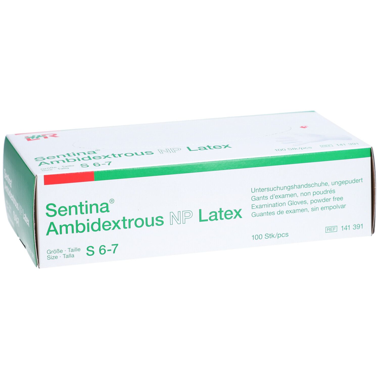 SENTINA Handschuhe S Latex 100 Stk