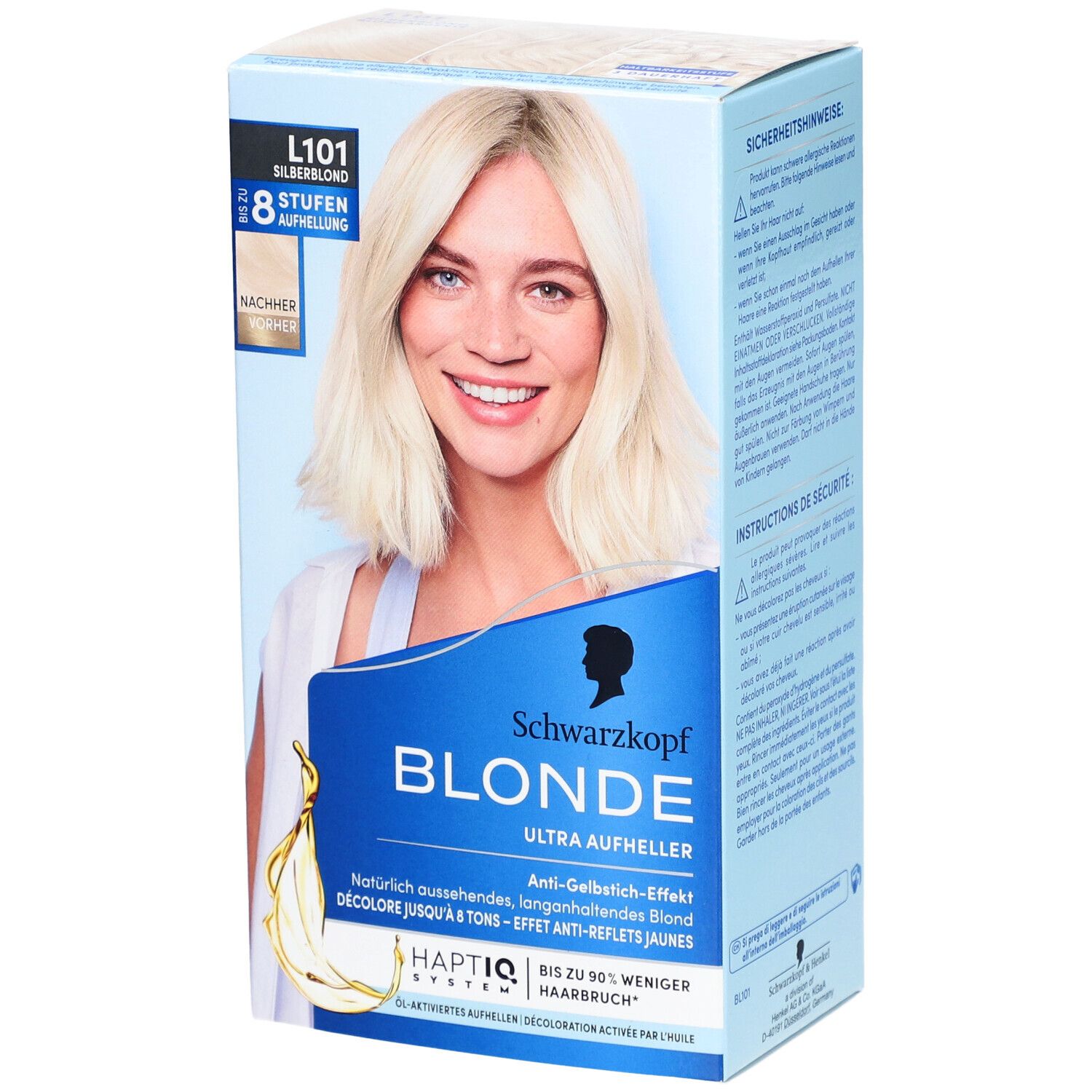 SCHWARZKOPF BLONDE L101 Platin Aufheller