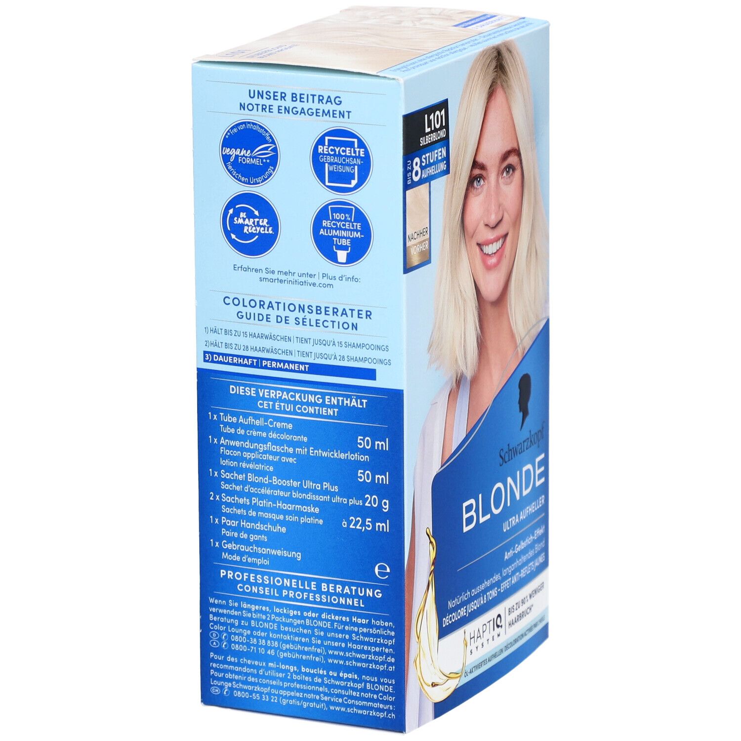 SCHWARZKOPF BLONDE L101 Platin Aufheller