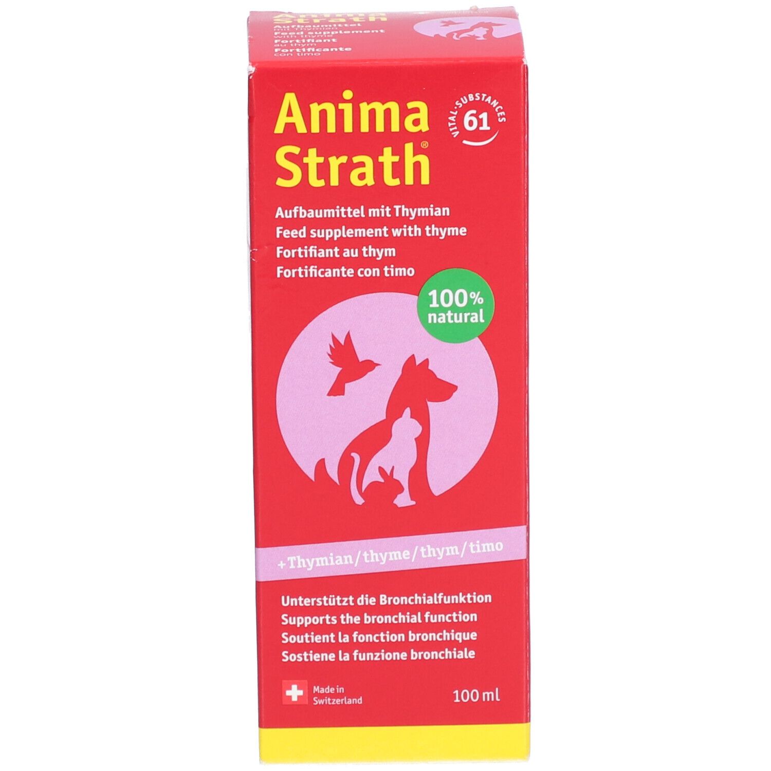 Anima Strath Fortifiant au thym pour tous les animaux