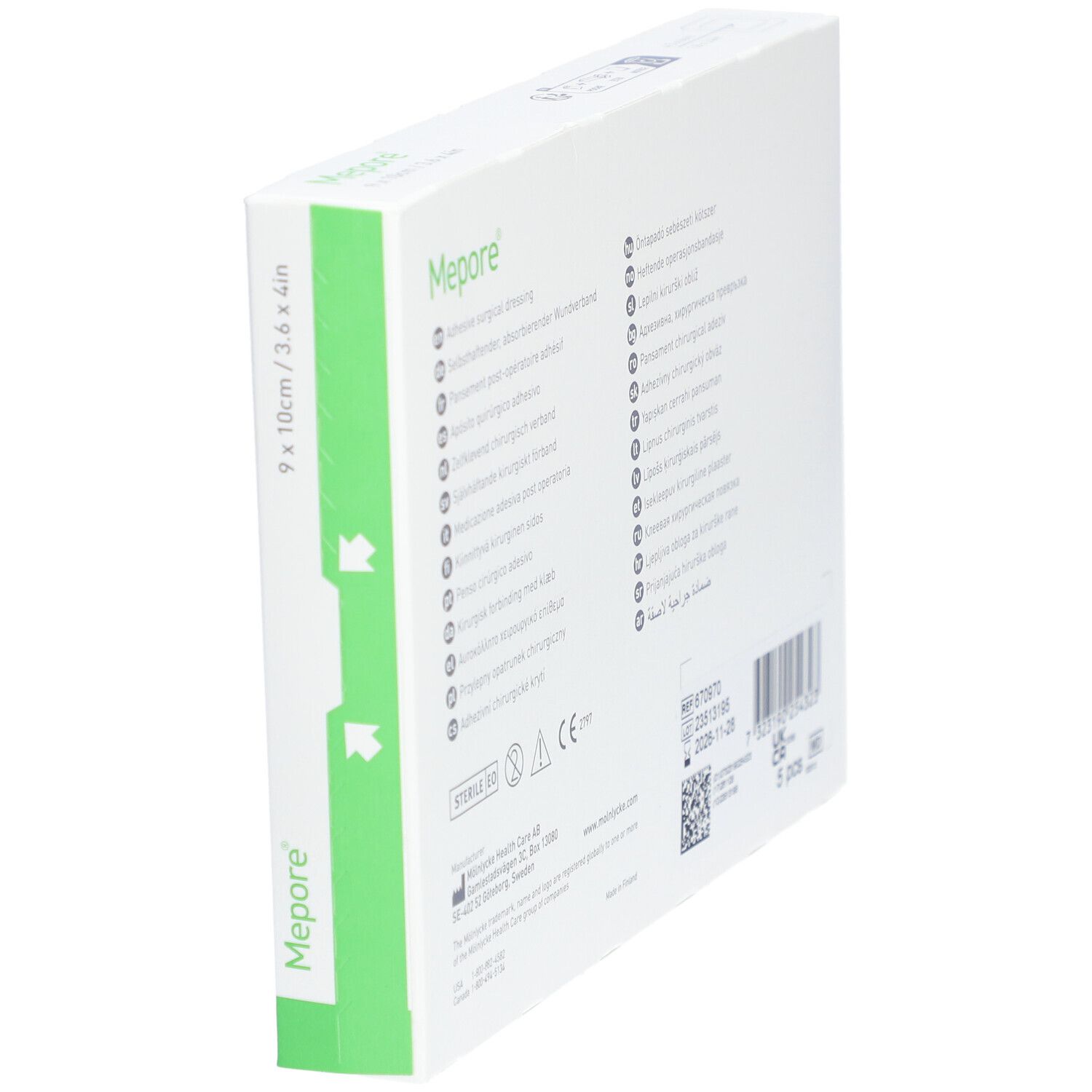 MÖLNLYCKE Mepore® Postoperativer Klebeverband 10 x 9 cm