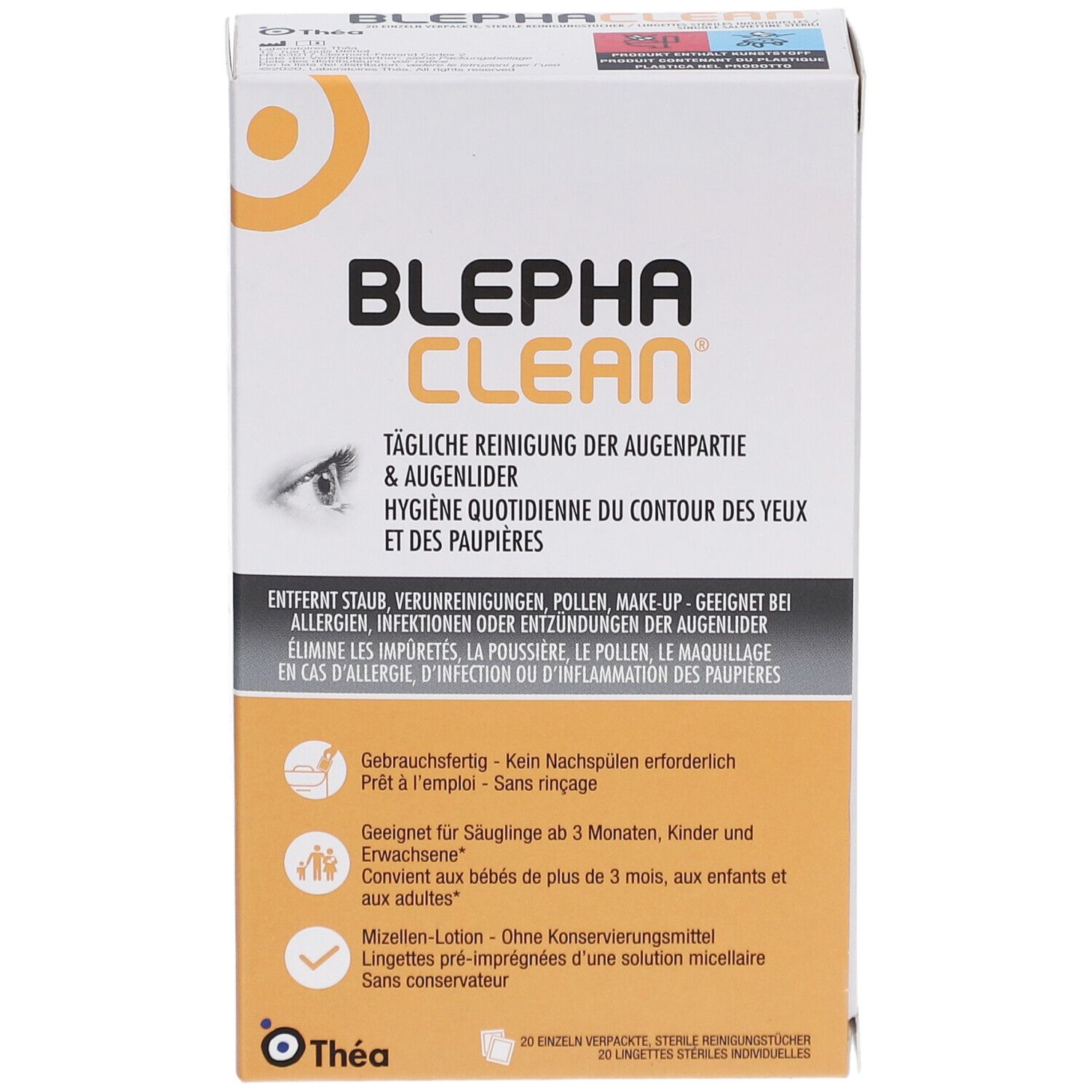 BLEPHACLEAN Sterile Tücher Individuell