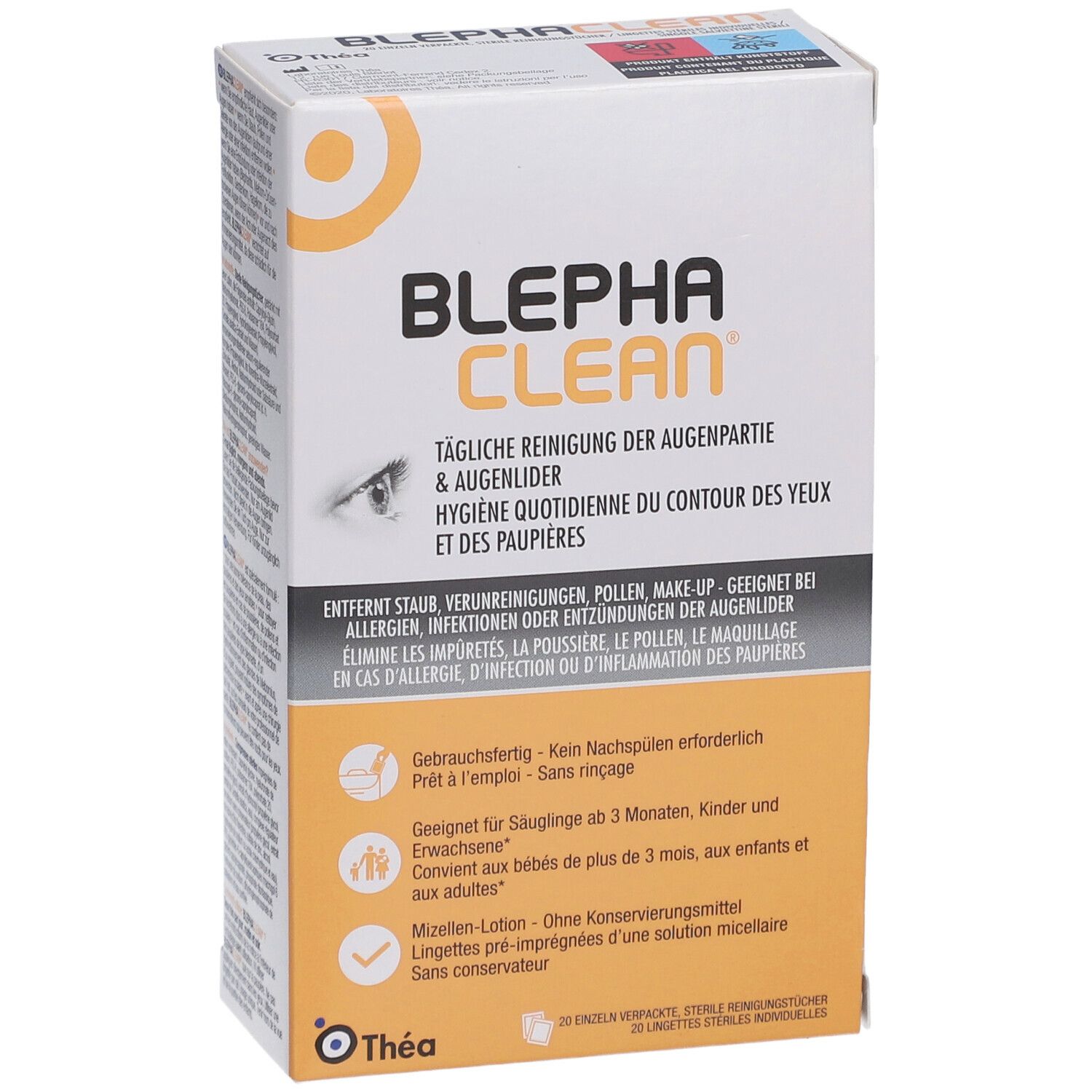 BLEPHACLEAN Sterile Tücher Individuell