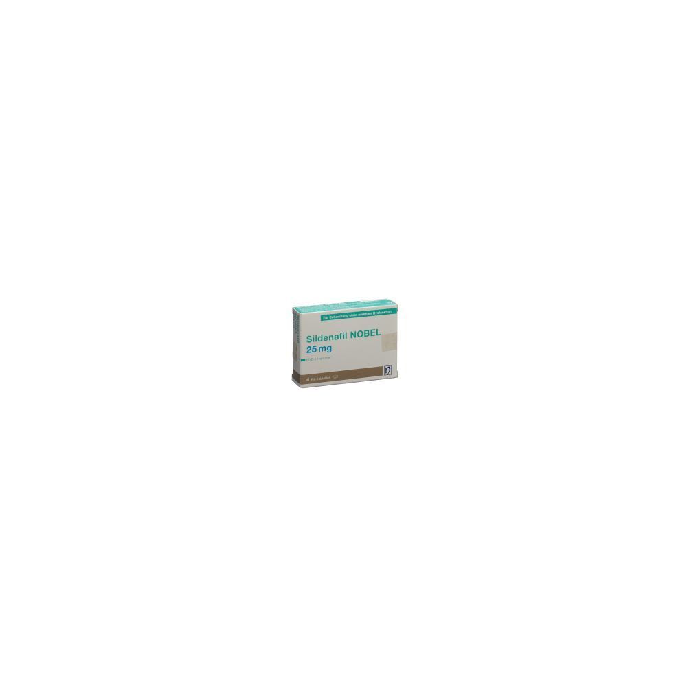 SILDENAFIL NOBEL Filmtabl 25 mg 4 Stk