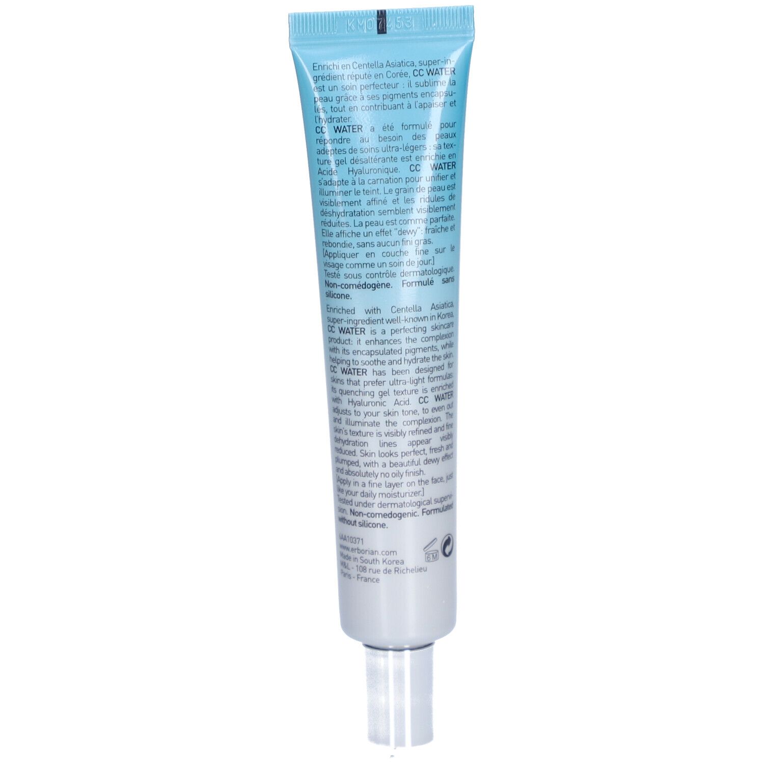 Erborian® CC Water à la Centella Gel "Teint Frais" Perfecteur de peau - Clair