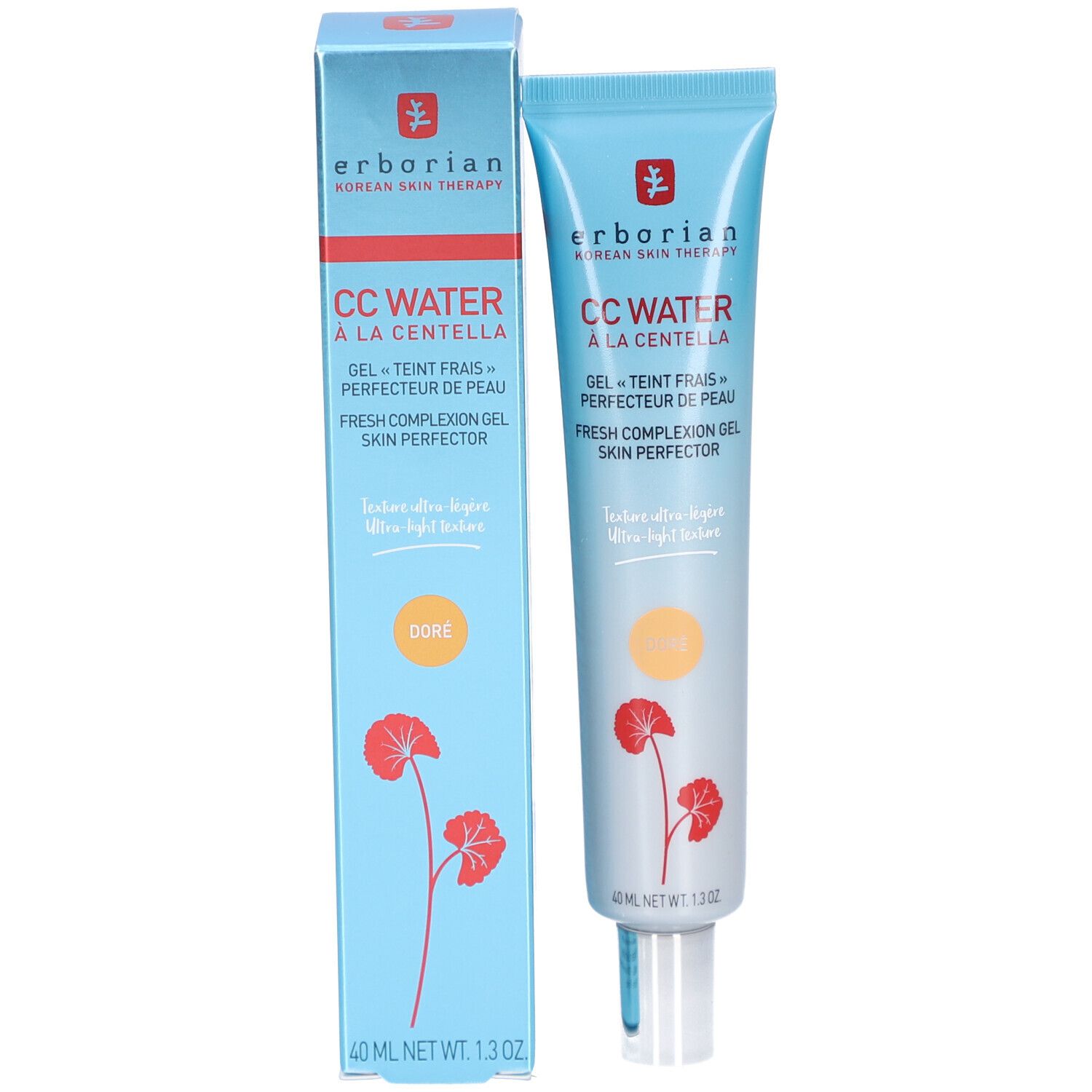 Erborian® CC Water à la Centella Gel "Teint Frais" Perfecteur de peau - Doré