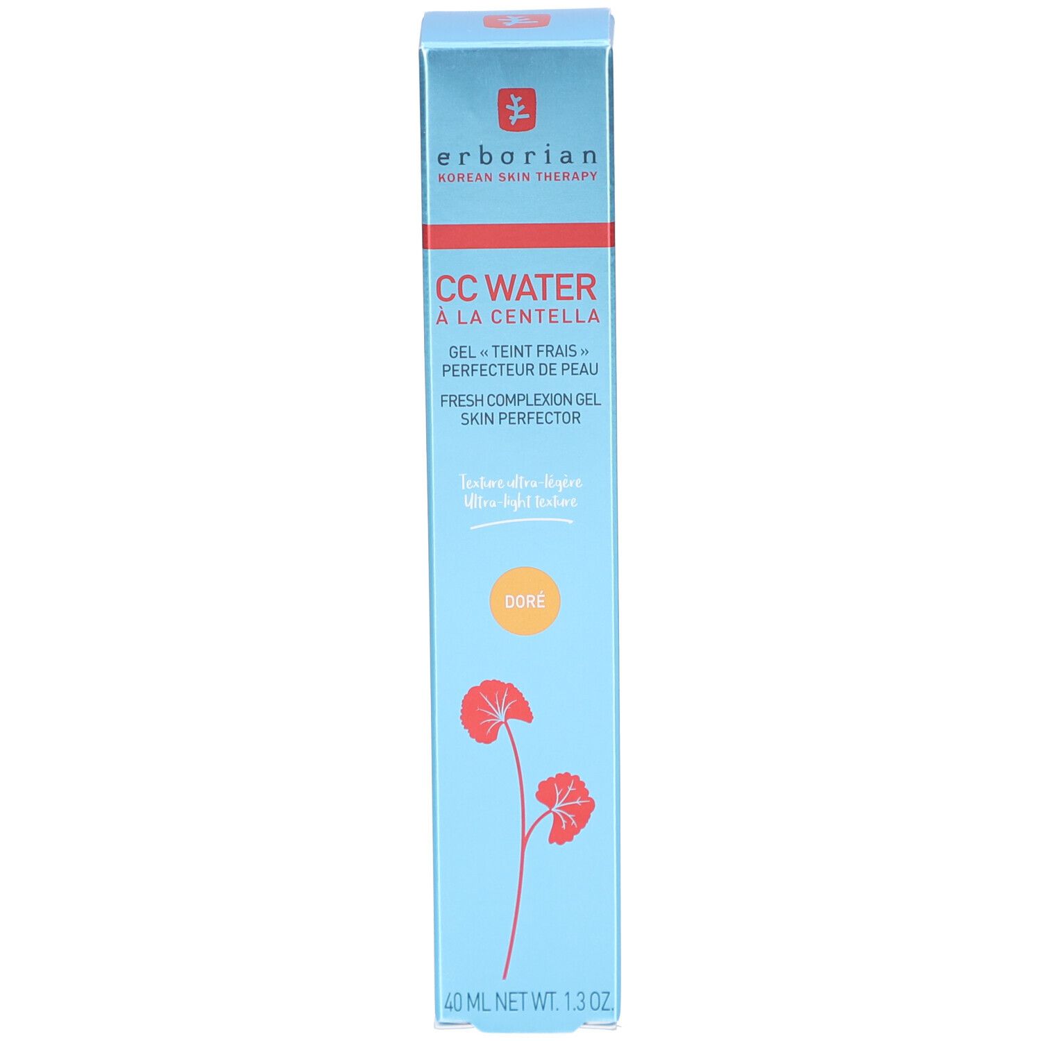 Erborian® CC Water à la Centella Gel "Teint Frais" Perfecteur de peau - Doré