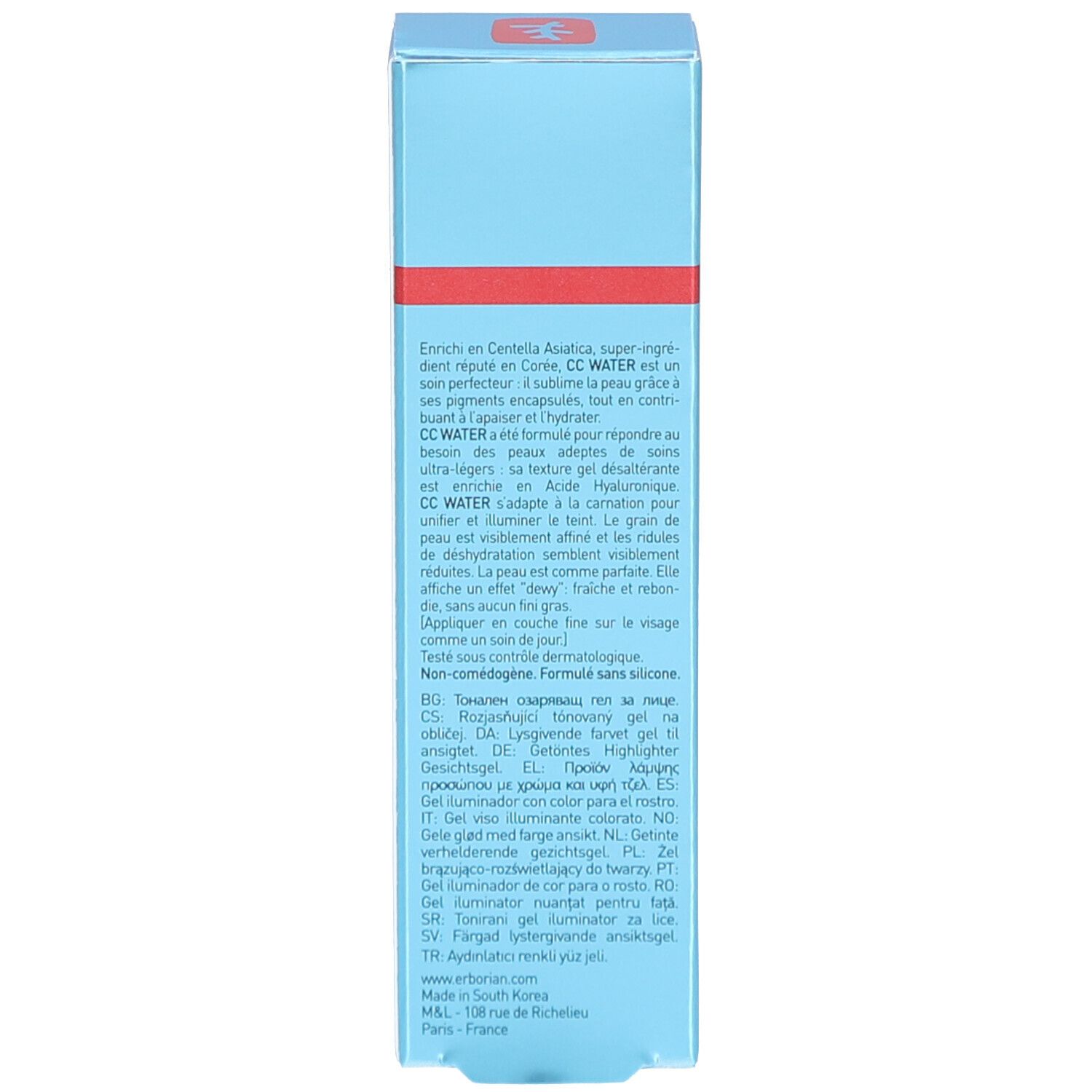 erborian CC Water Doré - Perfecteur de peau