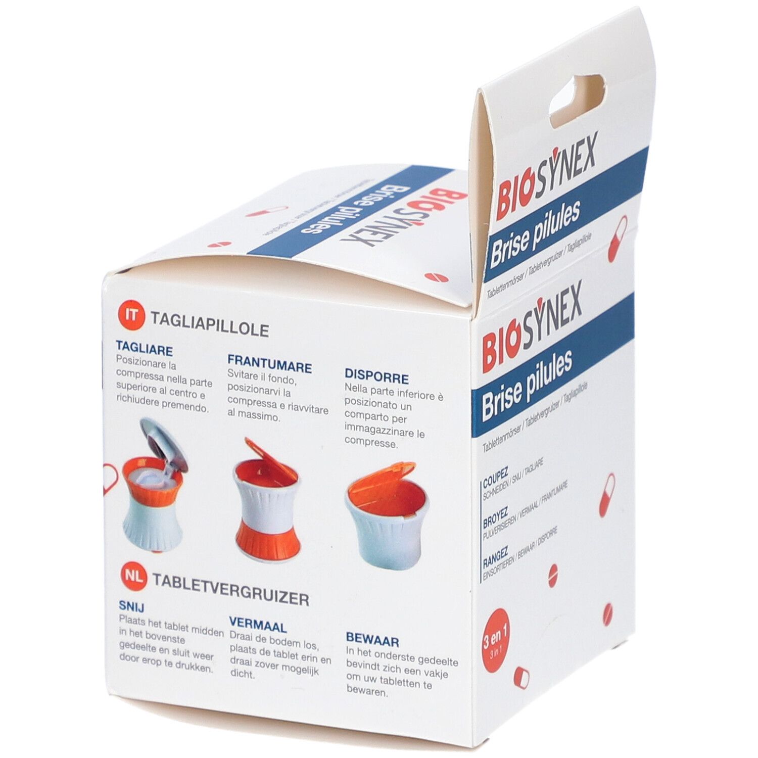 MAGNIEN® Pillenbrecher 3 in 1
