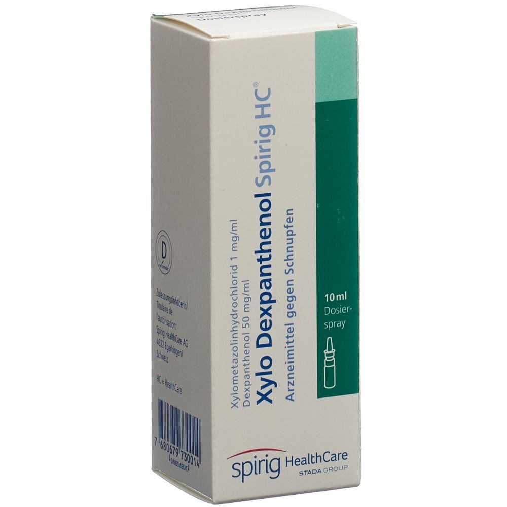 XYLO DEXPANTHENOL Spirig HC Nasenspray Fl 10 ml