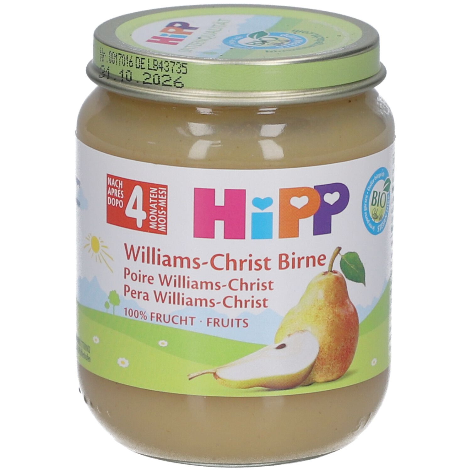 HiPP Bio Birne Williams-Christ ab 4 Monaten