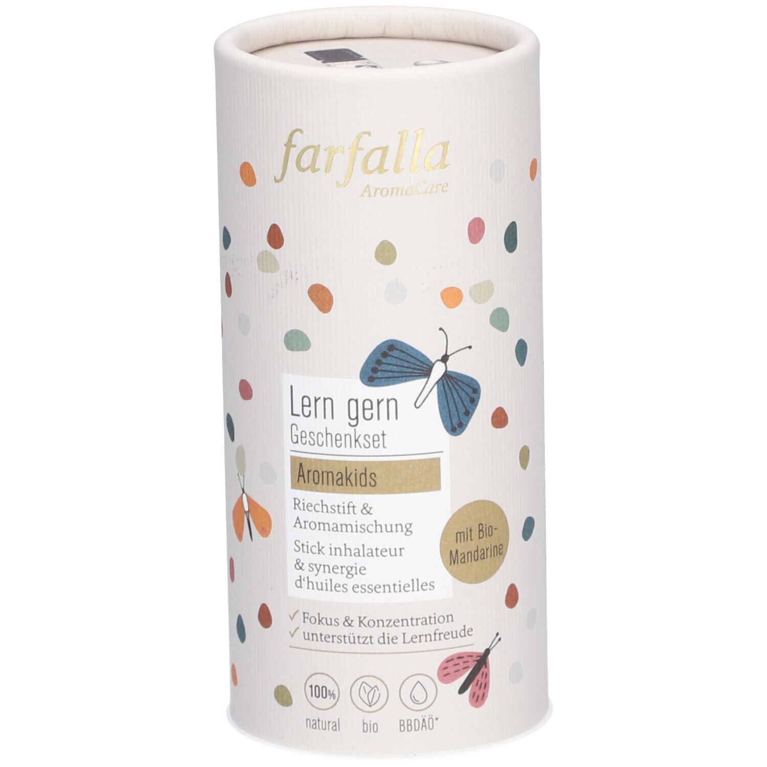 farfalla Aromakids Stick inhalateur & synergie d'huiles essentielles Envie d'apprendre