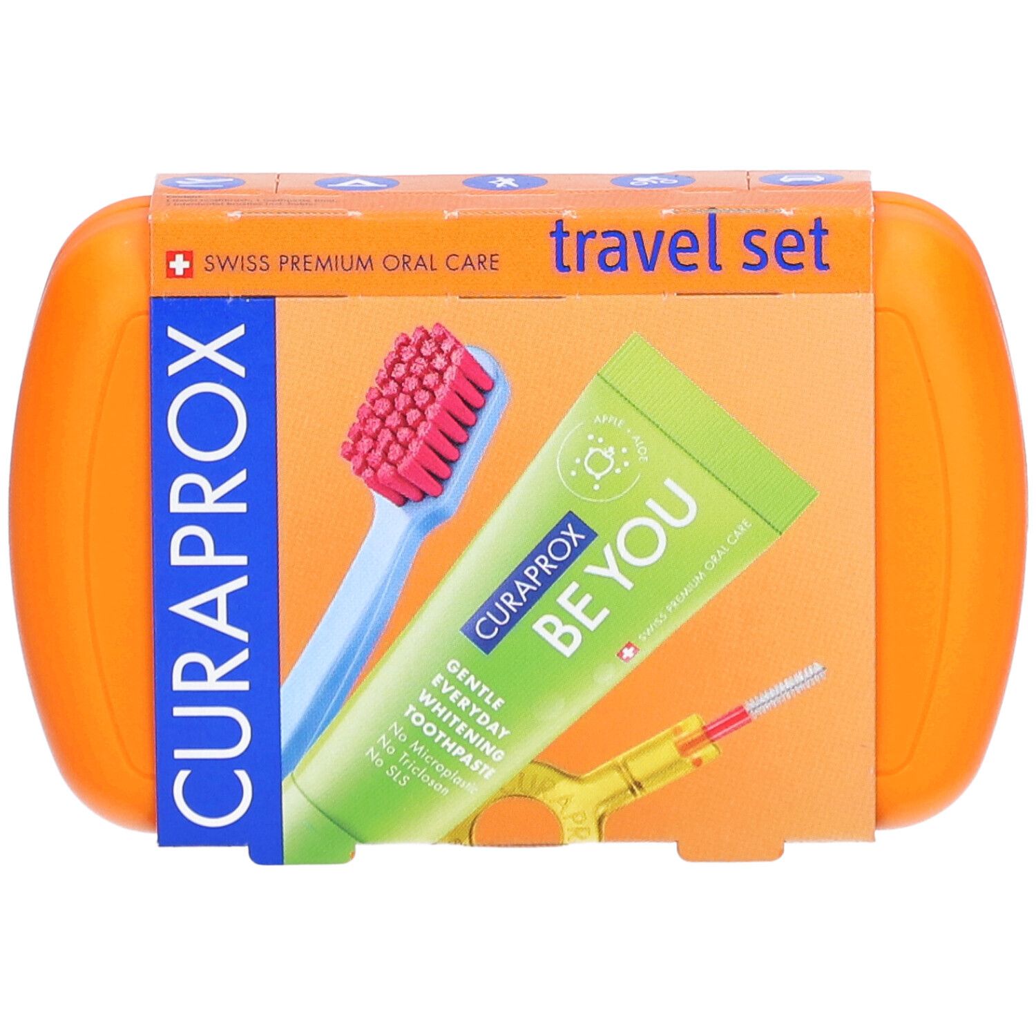CURAPROX Travel Set orange