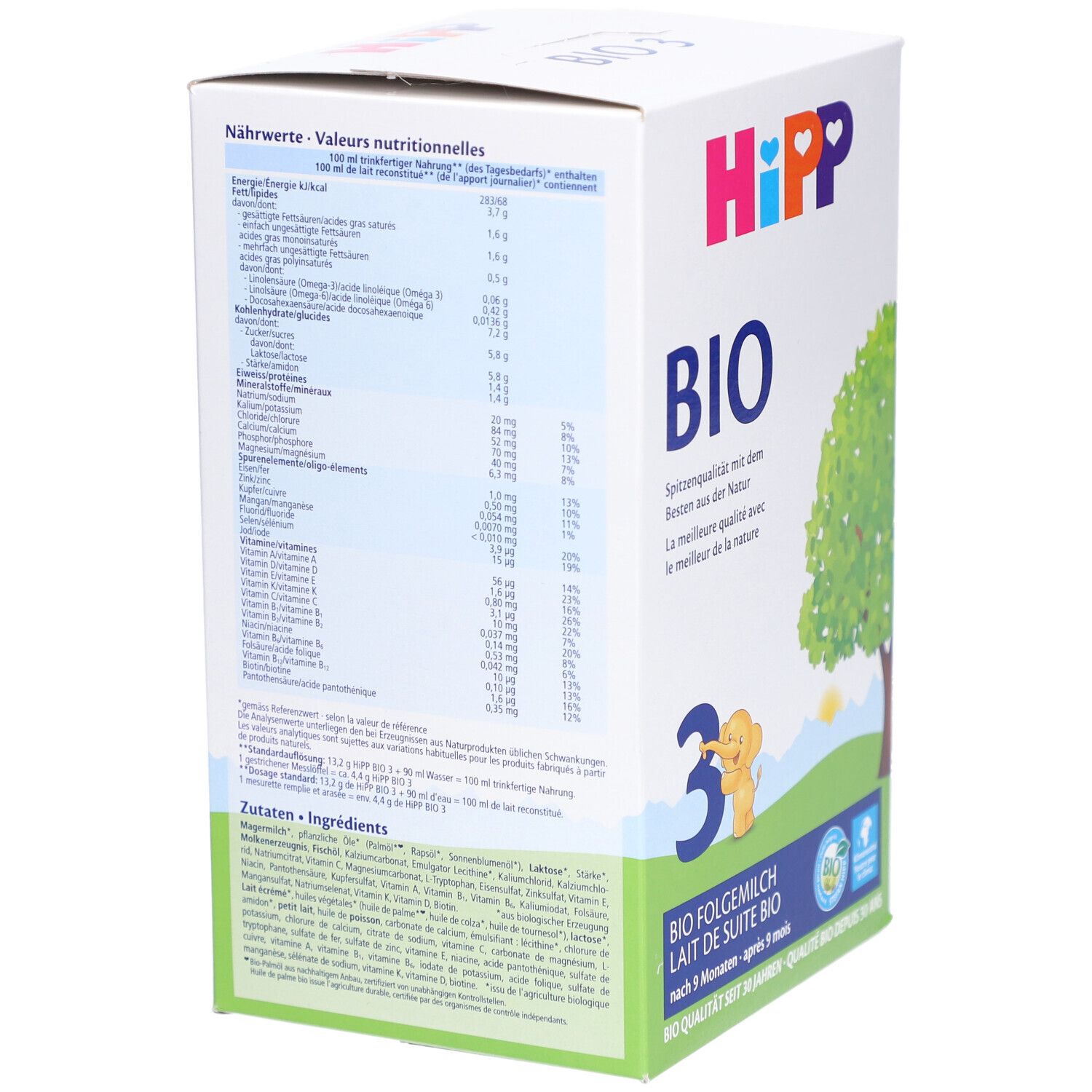 HIPP Folgemilch 3 bio - Nach 9 Monaten