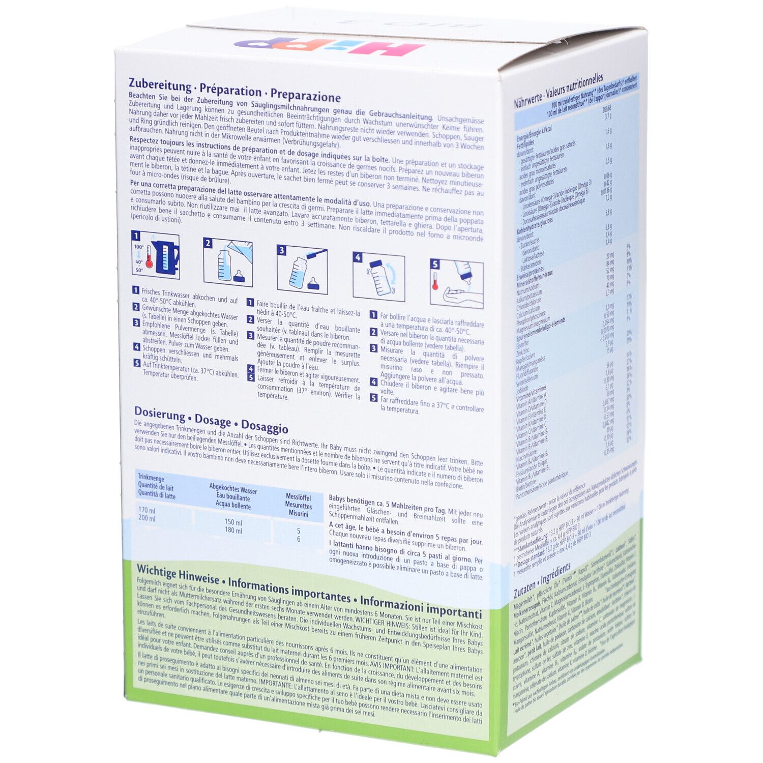 HIPP Folgemilch 3 bio - Nach 9 Monaten