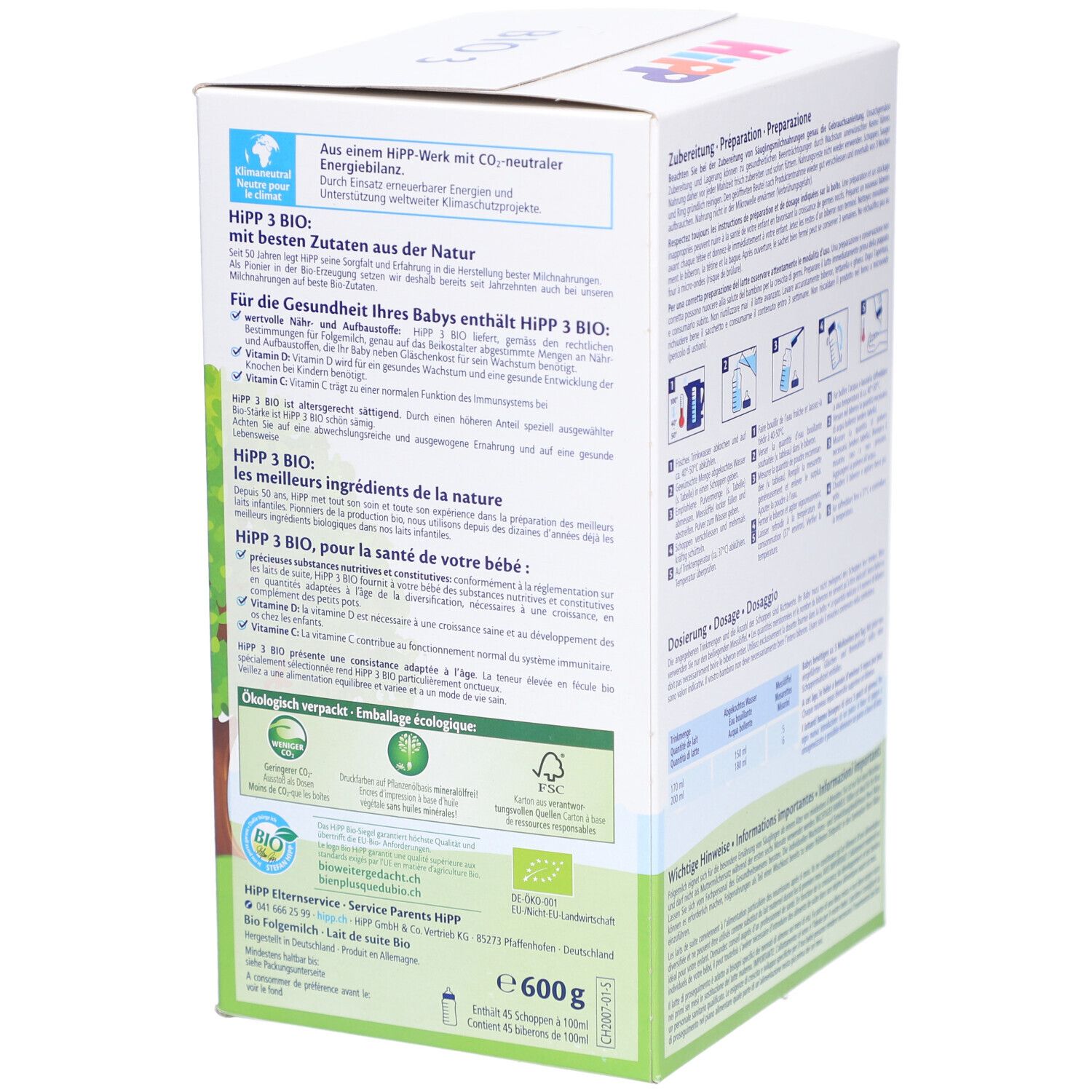 HIPP Folgemilch 3 bio - Nach 9 Monaten