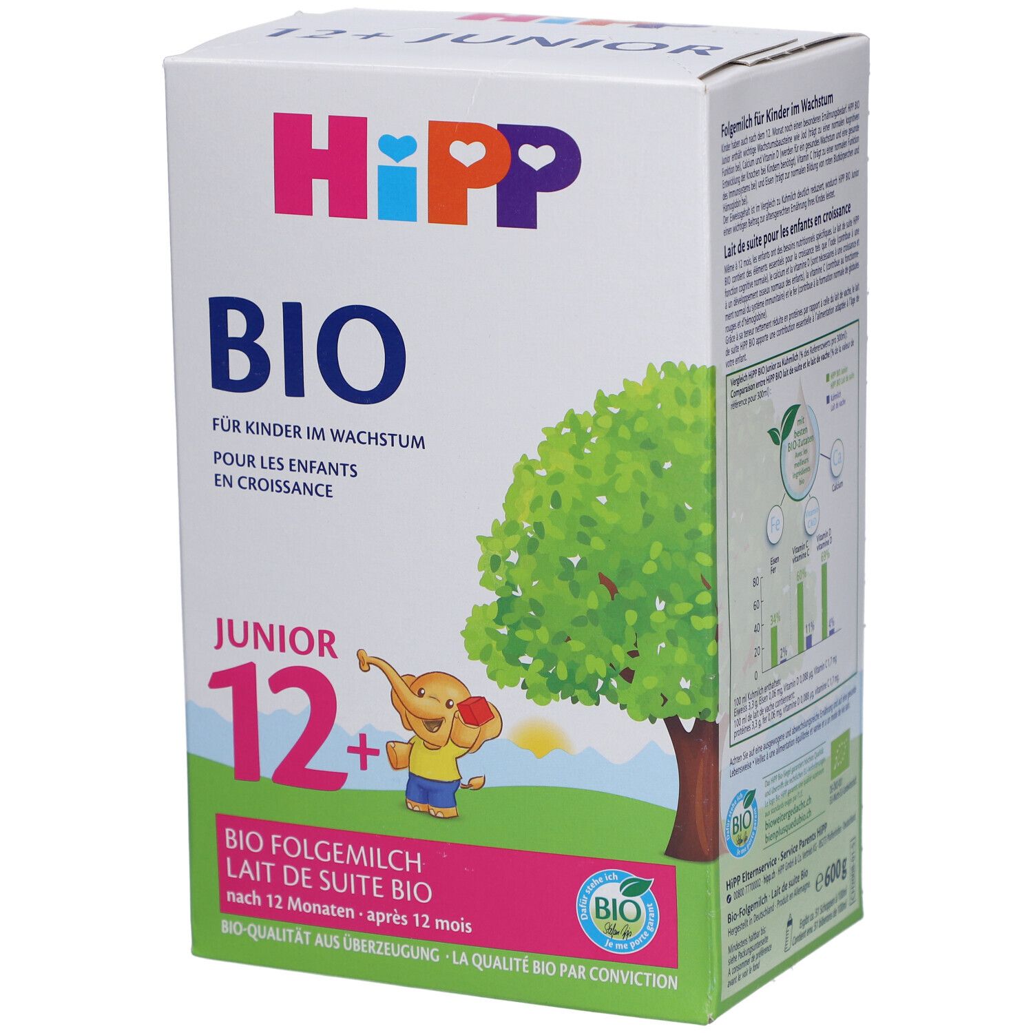 HIPP Bio Lait de suite bio Junior - Après 12 mois