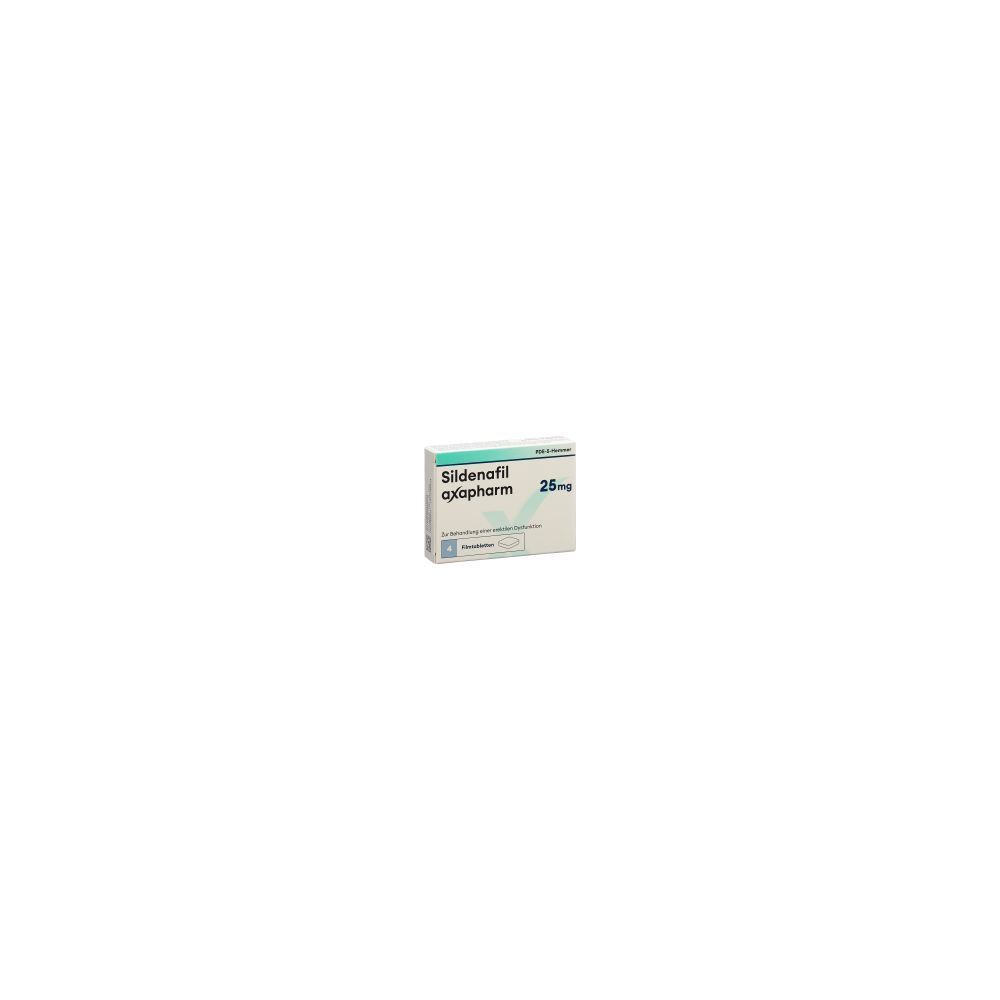 SILDENAFIL Axapharm Filmtabl 25 mg 4 Stk