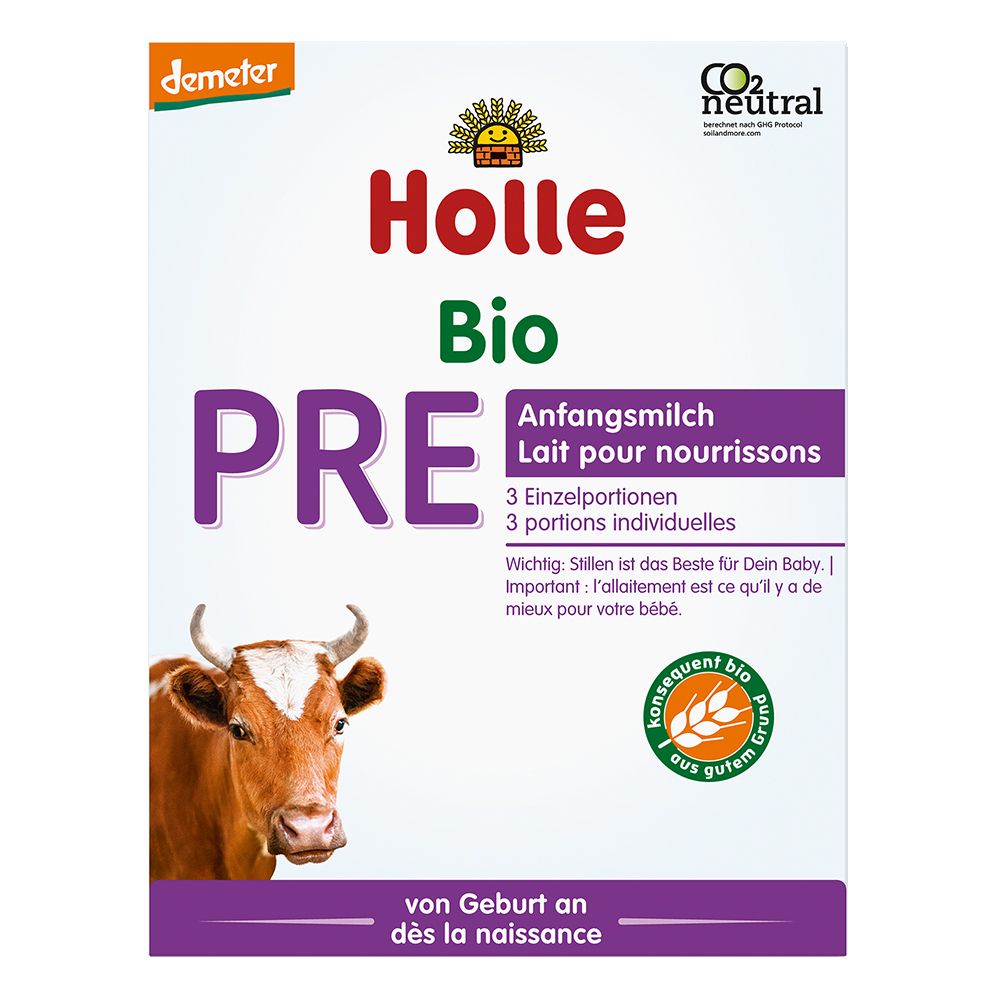 HOLLE Lait pour nourrissons PRE bio