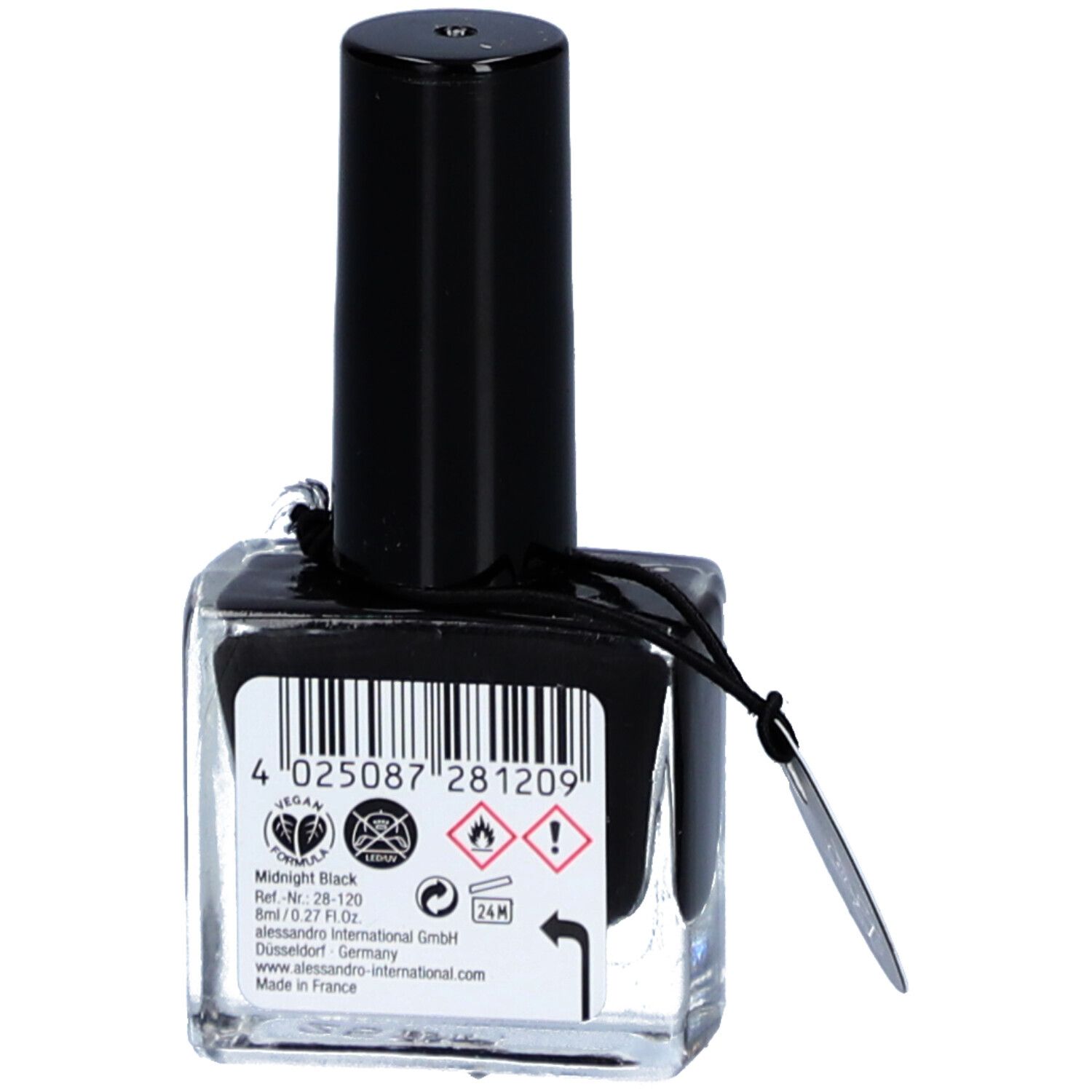 ALESSAN Hybrid Soul Gel Polish Midn Black