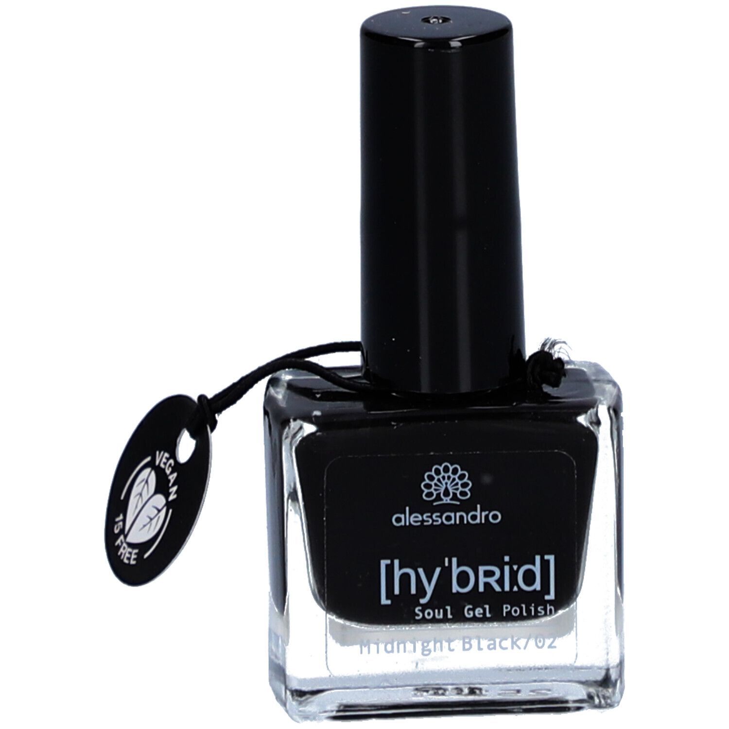 ALESSAN Hybrid Soul Gel Polish Midn Black