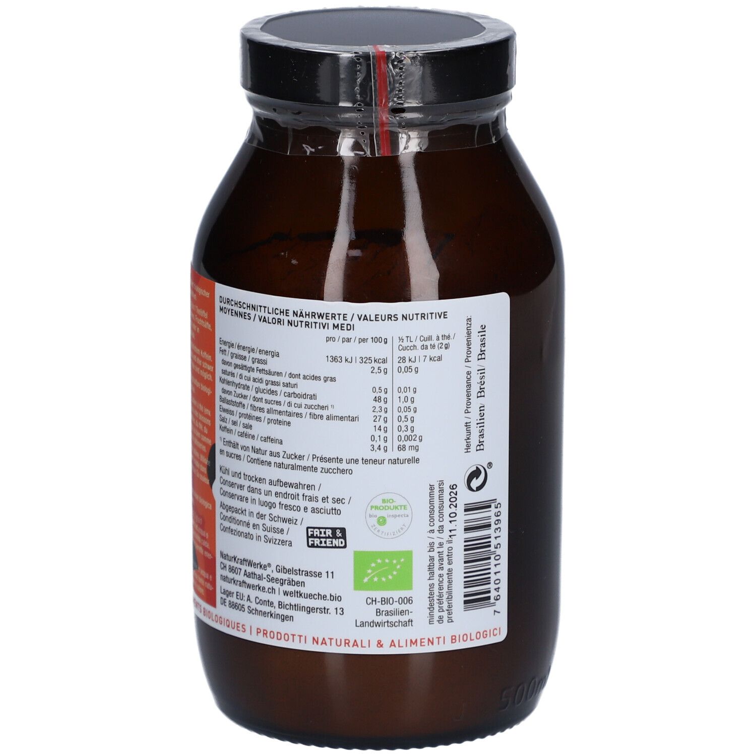 NATURKRAFTWERKE Bio Guarana Pulver