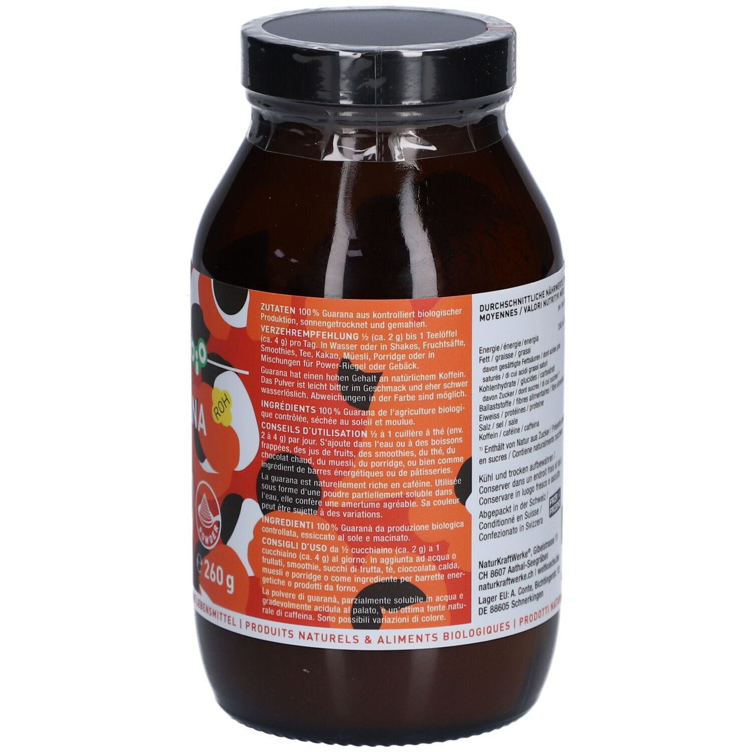 NATURKRAFTWERKE Bio Guarana Pulver