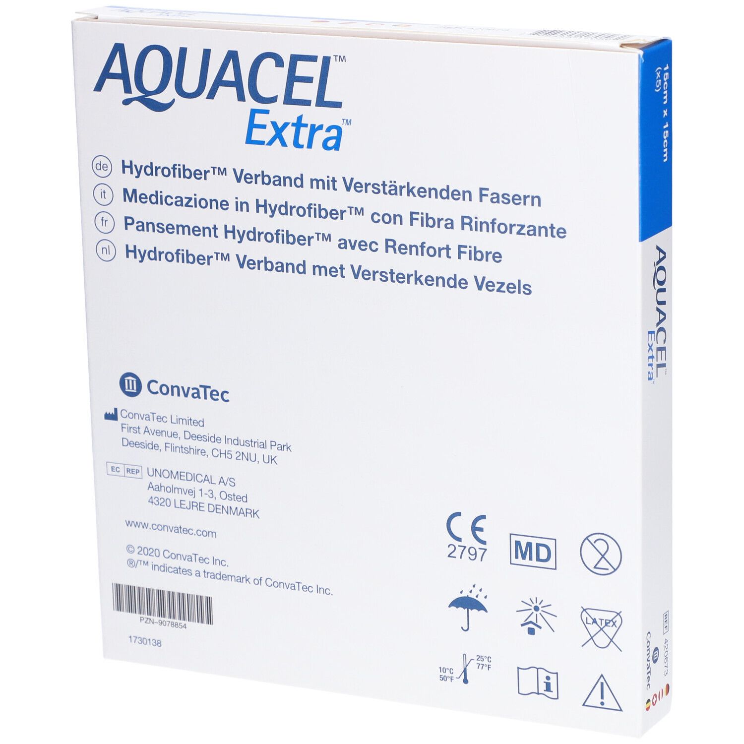 ConvaTec® Aquacel Extra Wundverband 15 x 15 cm steril