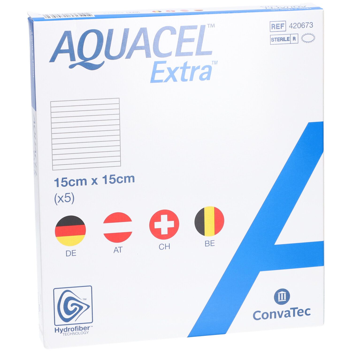ConvaTec® Aquacel Extra Wundverband 15 x 15 cm steril