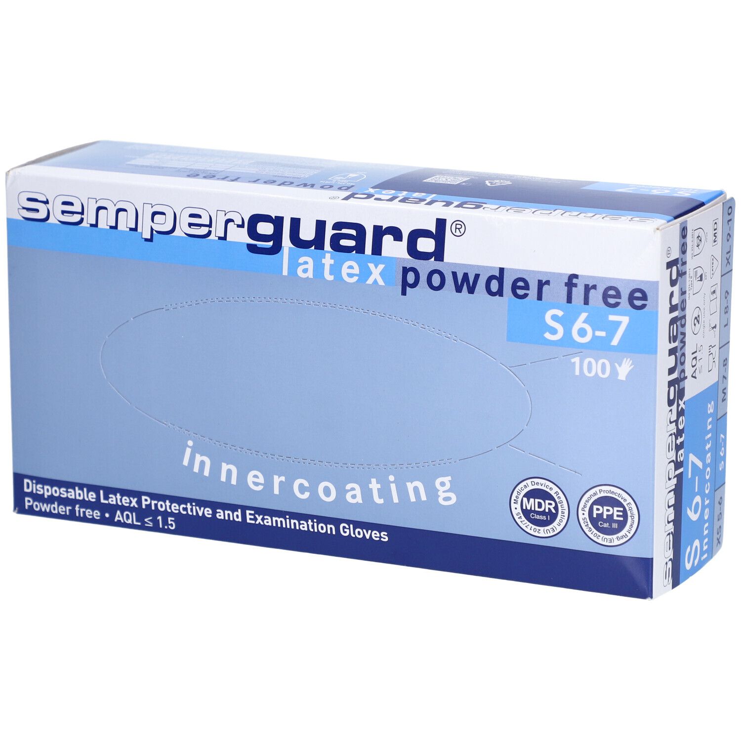 SEMPERGUARD Handsch Latex IC S puderfr we 100 Stk