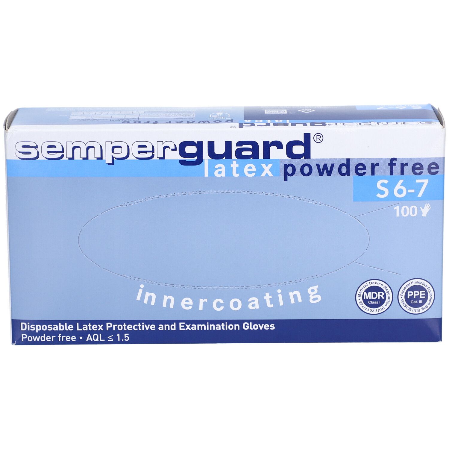SEMPERGUARD Handsch Latex IC S puderfr we 100 Stk